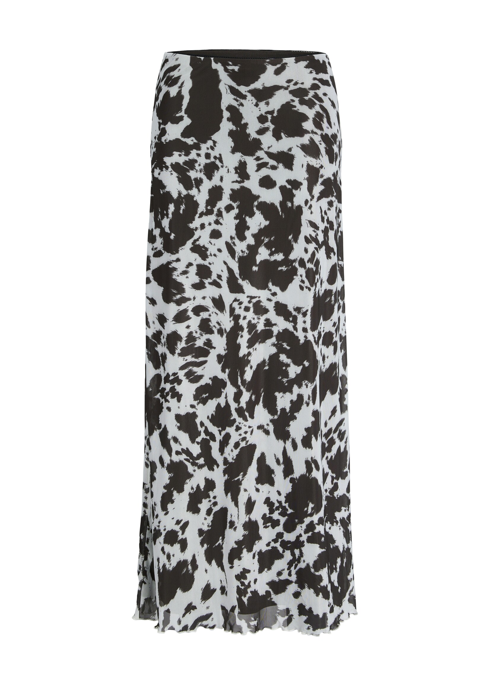 JXMINNA LONG MESH SKIRT - COW
