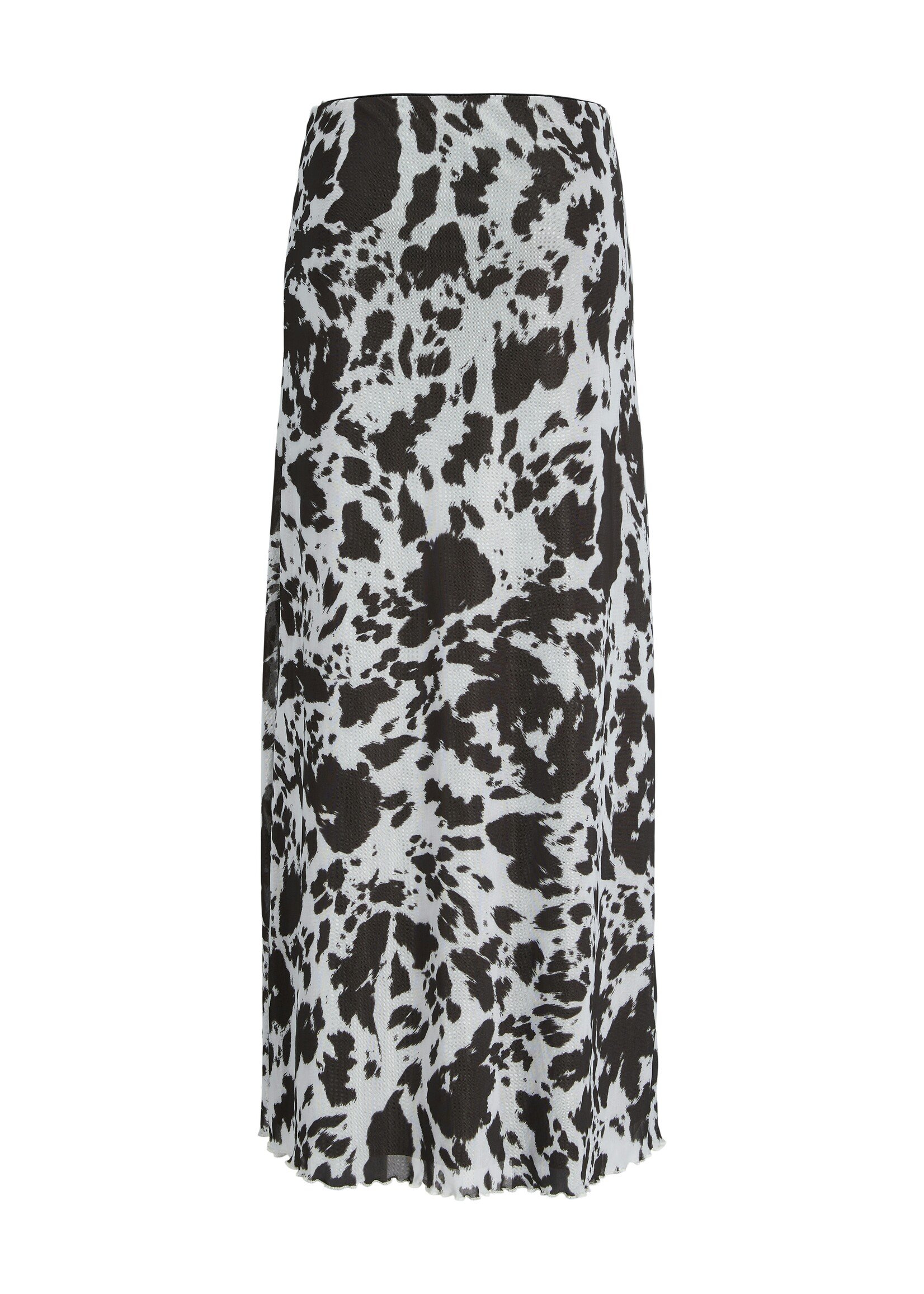 JXMINNA LONG MESH SKIRT - COW