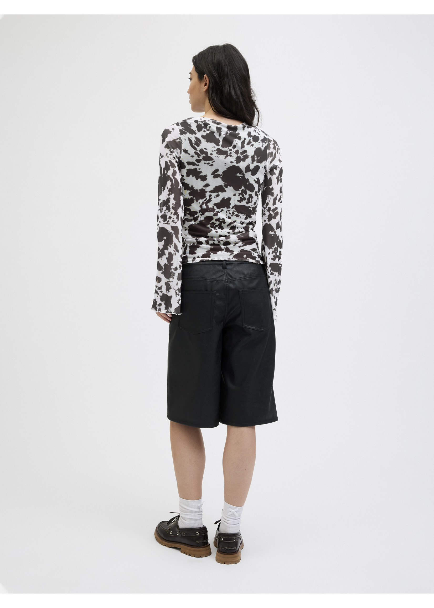 JXMINNA MESH LS TOP - COW