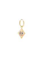 anna+nina Single pierrotcard ring earring - gold