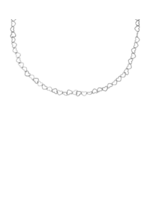 anna+nina Linked hearts necklace - Silver