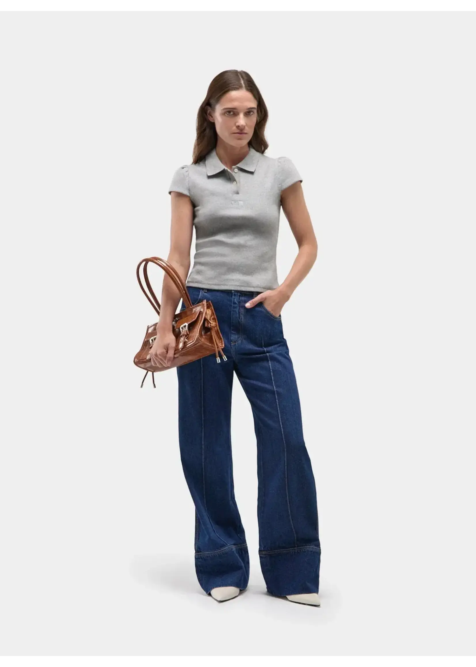 Laagam Erya polo T-shirt - Grey