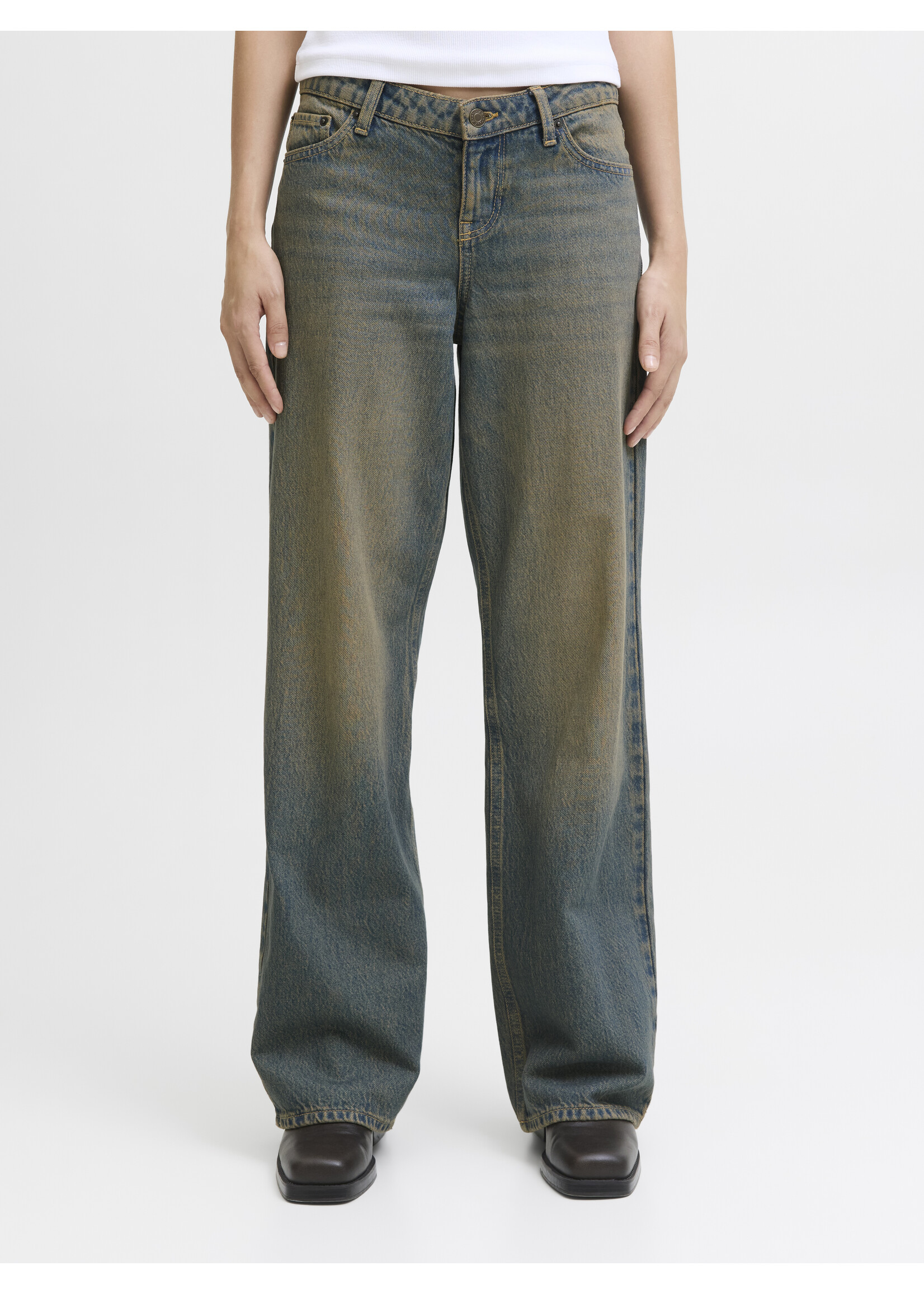 JXPALERMO LOOSE R230 - MED BLUE DENIM