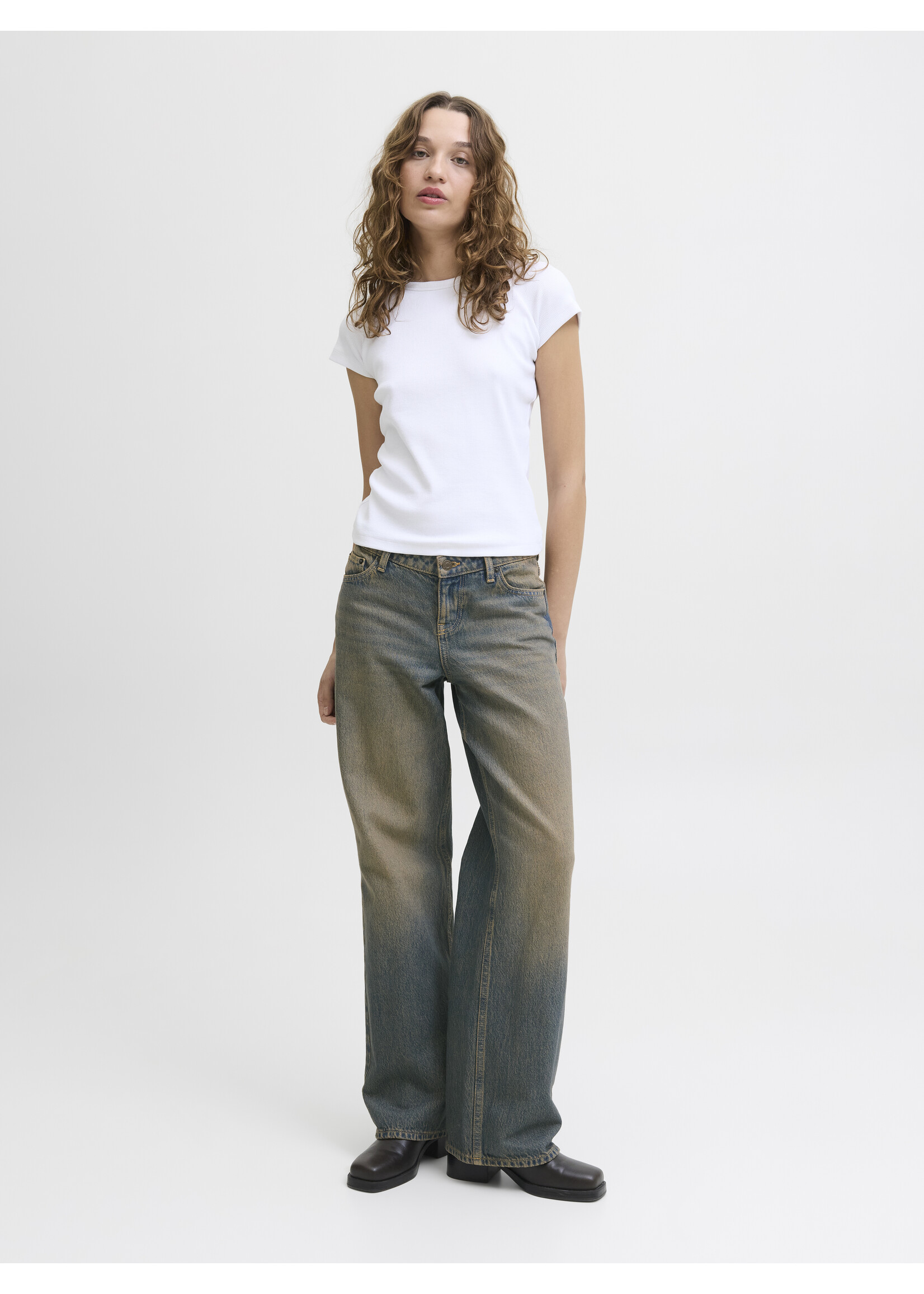 JXPALERMO LOOSE R230 - MED BLUE DENIM