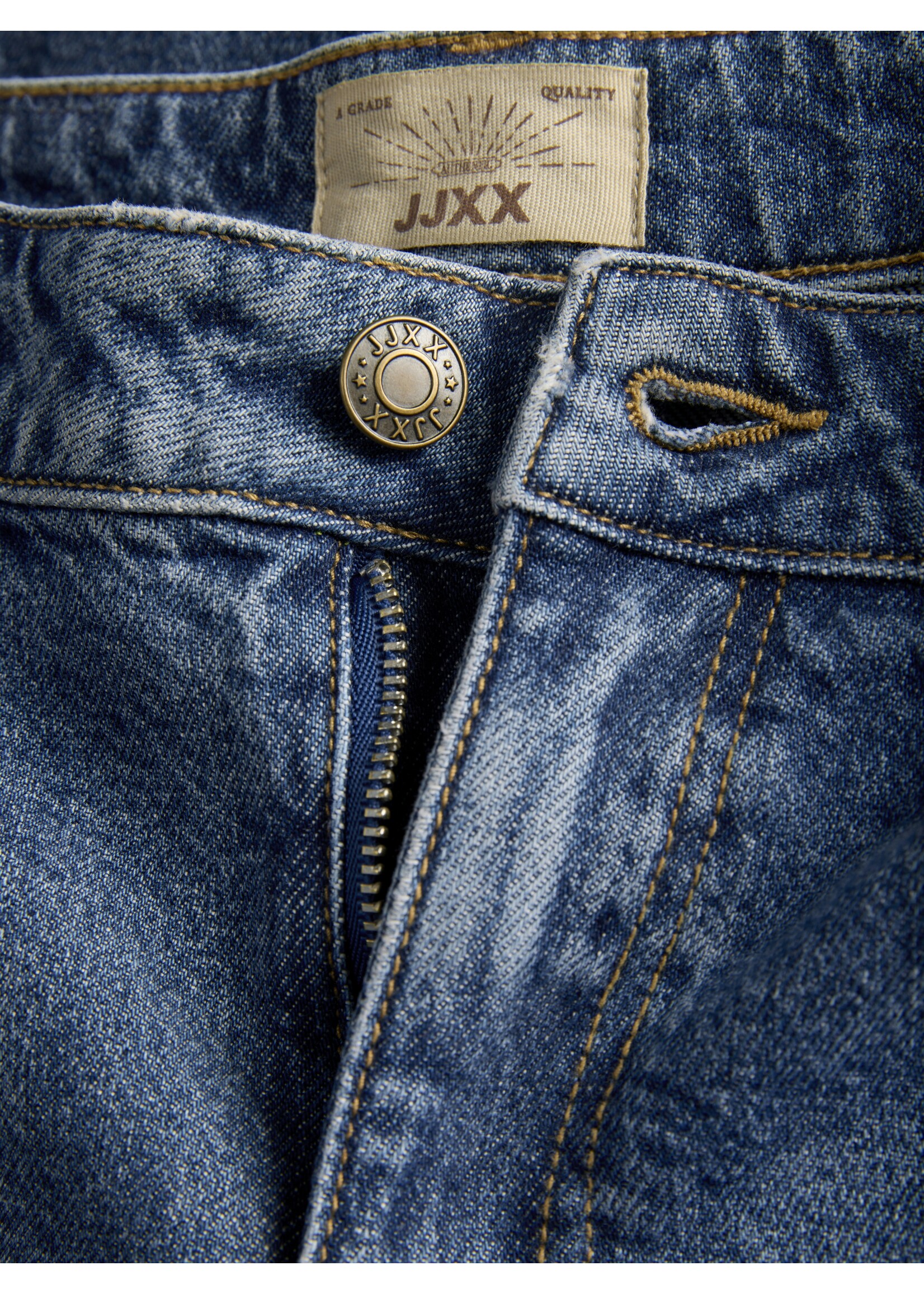JXHANOI STRAIGHT C252 JEANS - MED BLUE