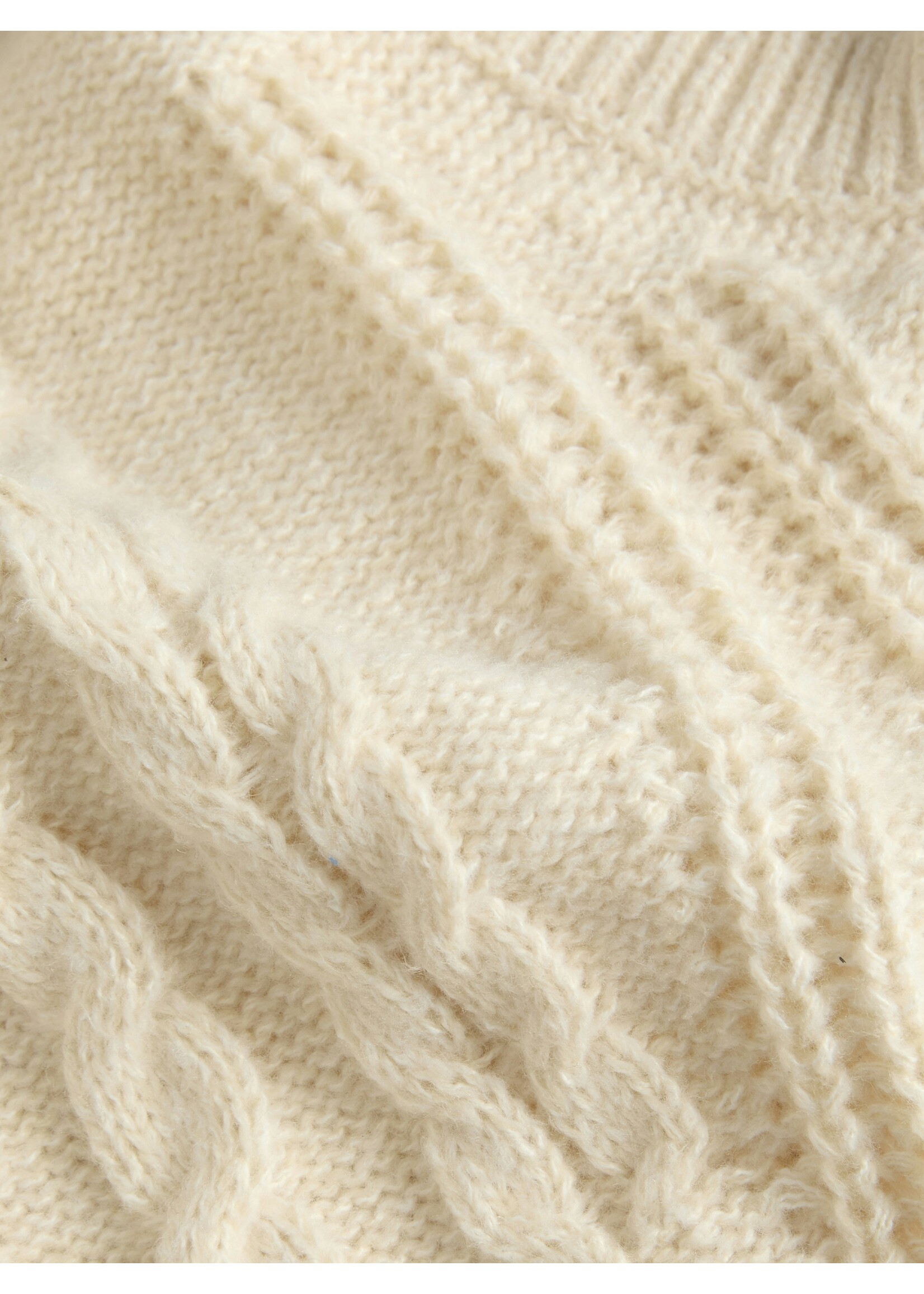 JXJOSIE VEST KNIT - VANILLA ICE
