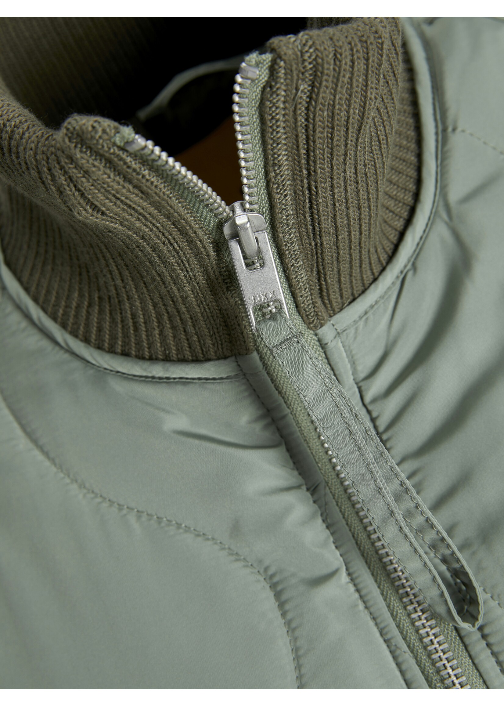 Copy of JXSERENA MID QUILTED JACKET - BRACKEN