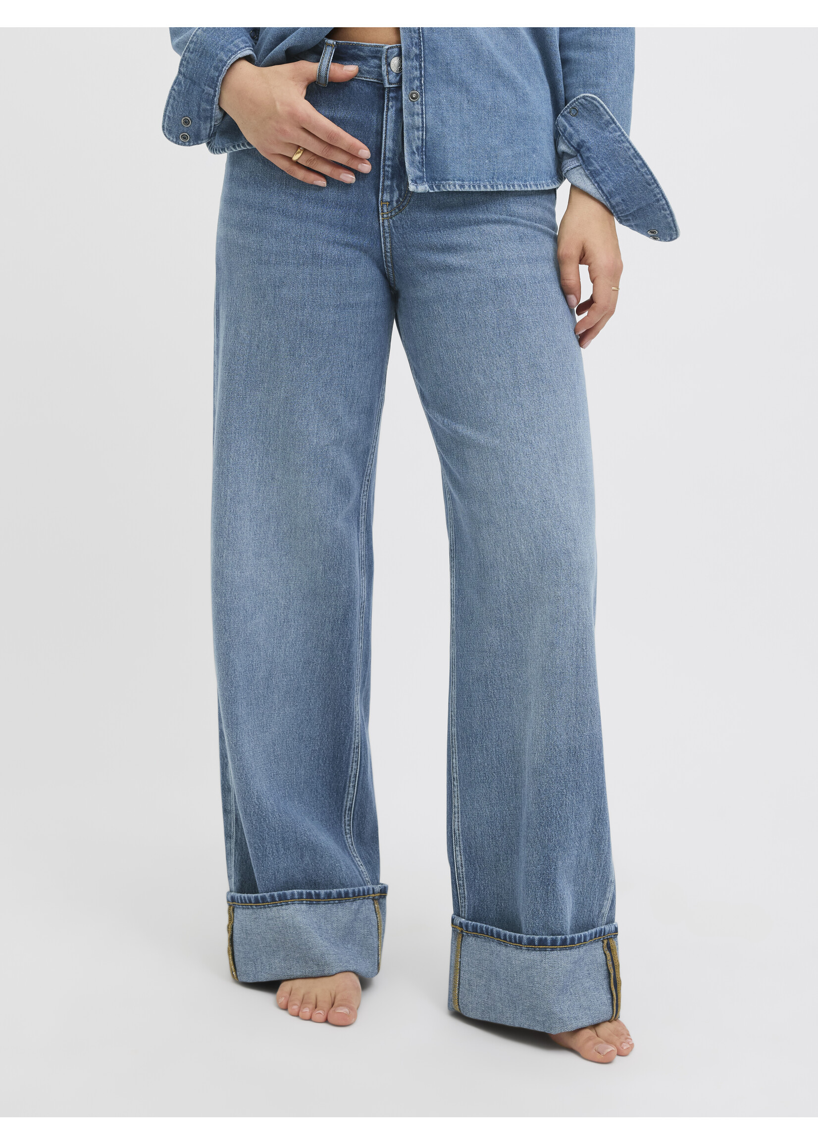 JXTOKYO FOLD R254 - MED BLUE DENIM