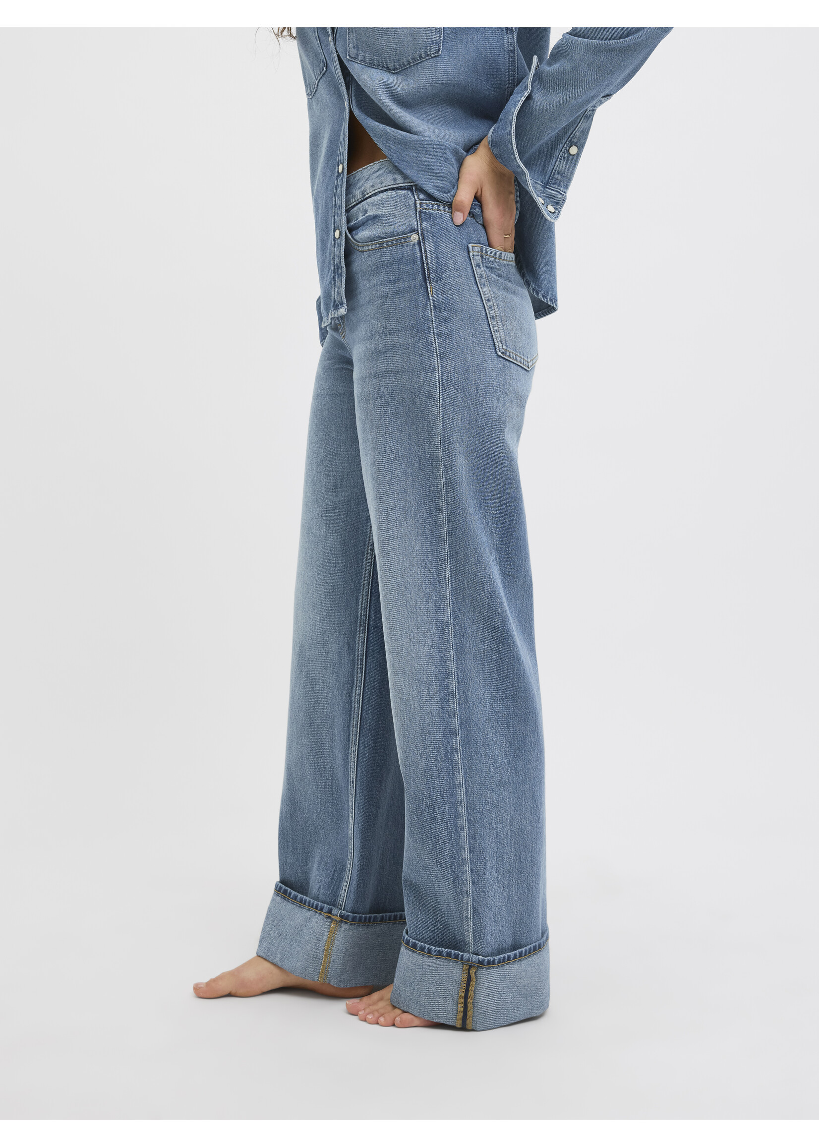 JXTOKYO FOLD R254 - MED BLUE DENIM