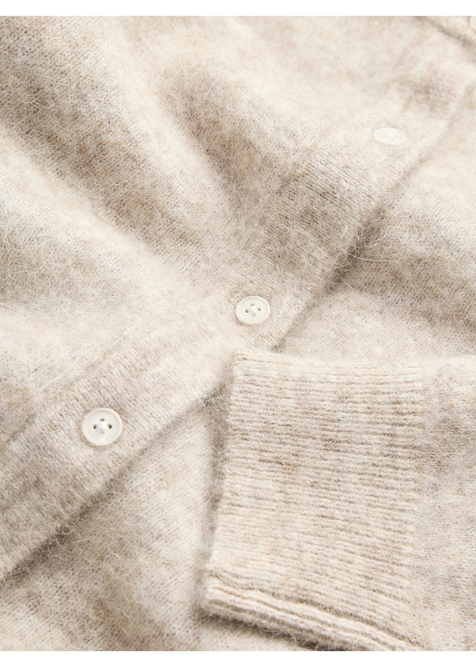 JXMATILDA WOOL CARDIGAN KNIT - FOG