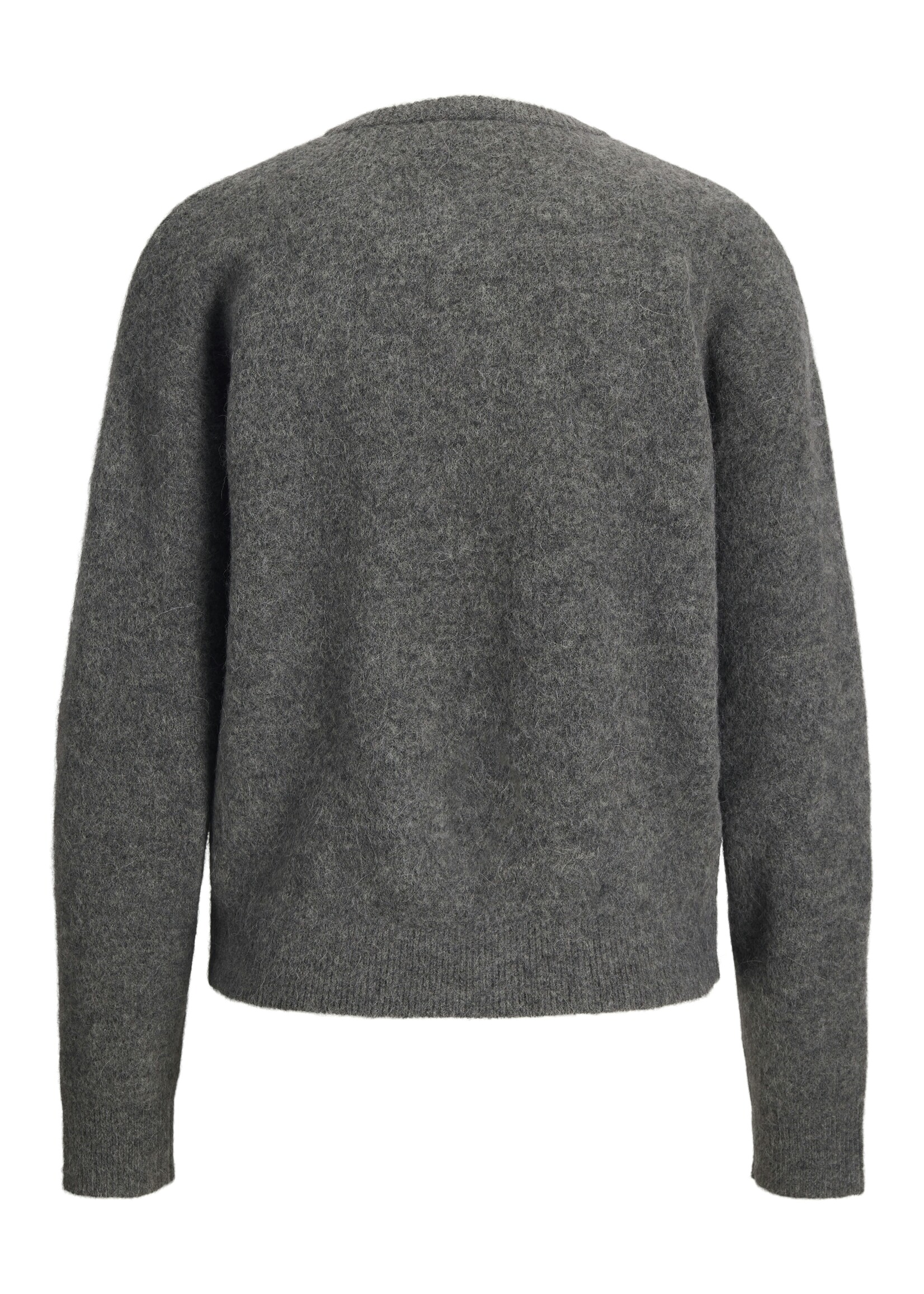 JXMATILDA WOOL CARDIGAN - DARK GREY MELANGE