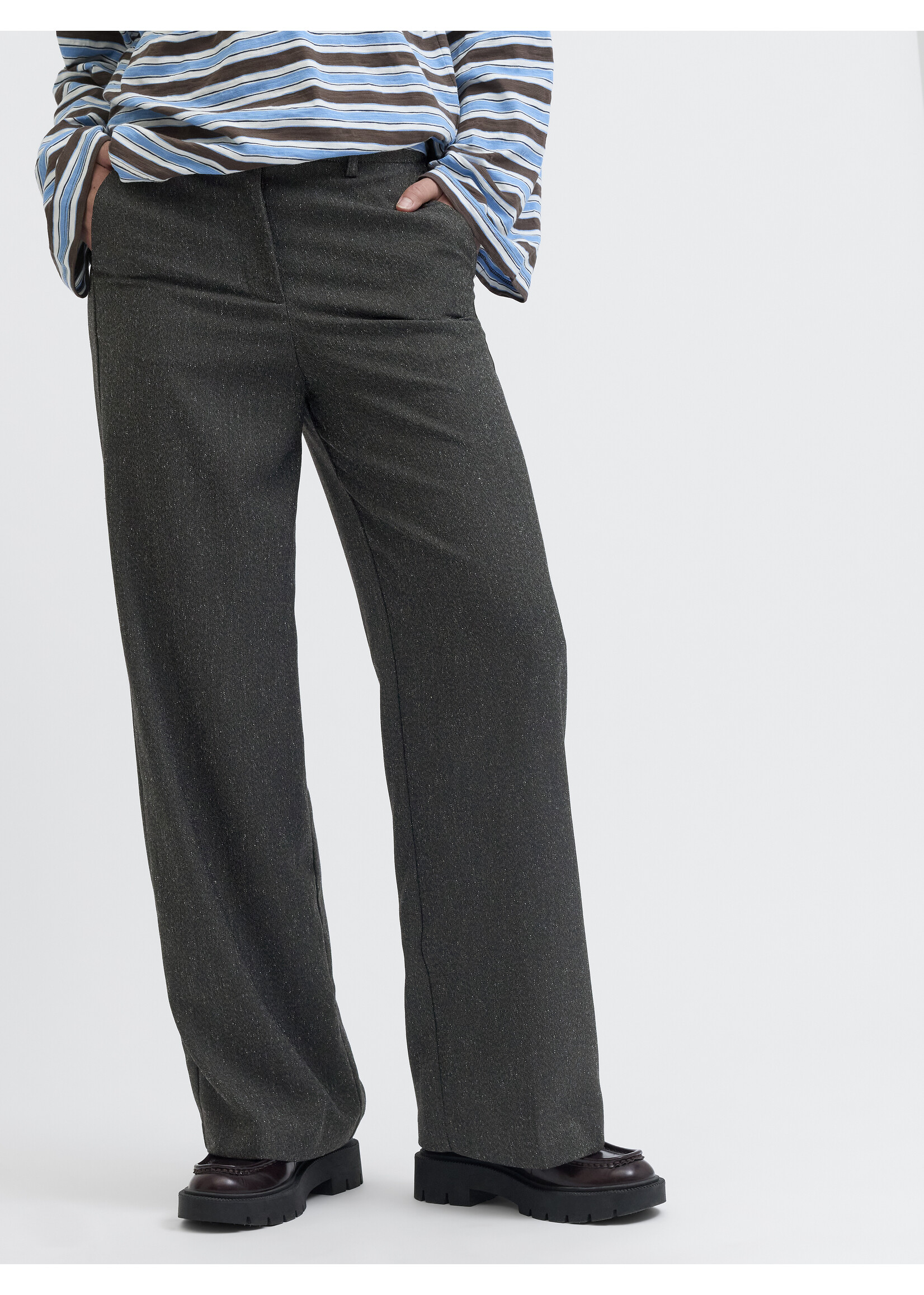 JXELLIS STRUCTURED PANTS - BLACK