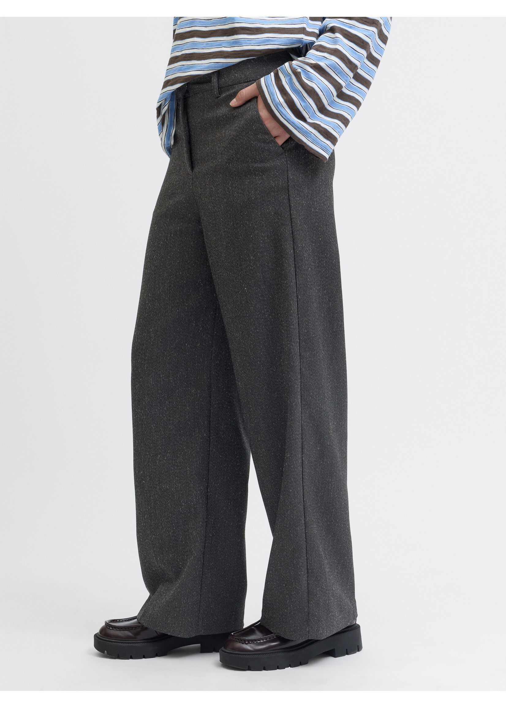 JXELLIS STRUCTURED PANTS - BLACK