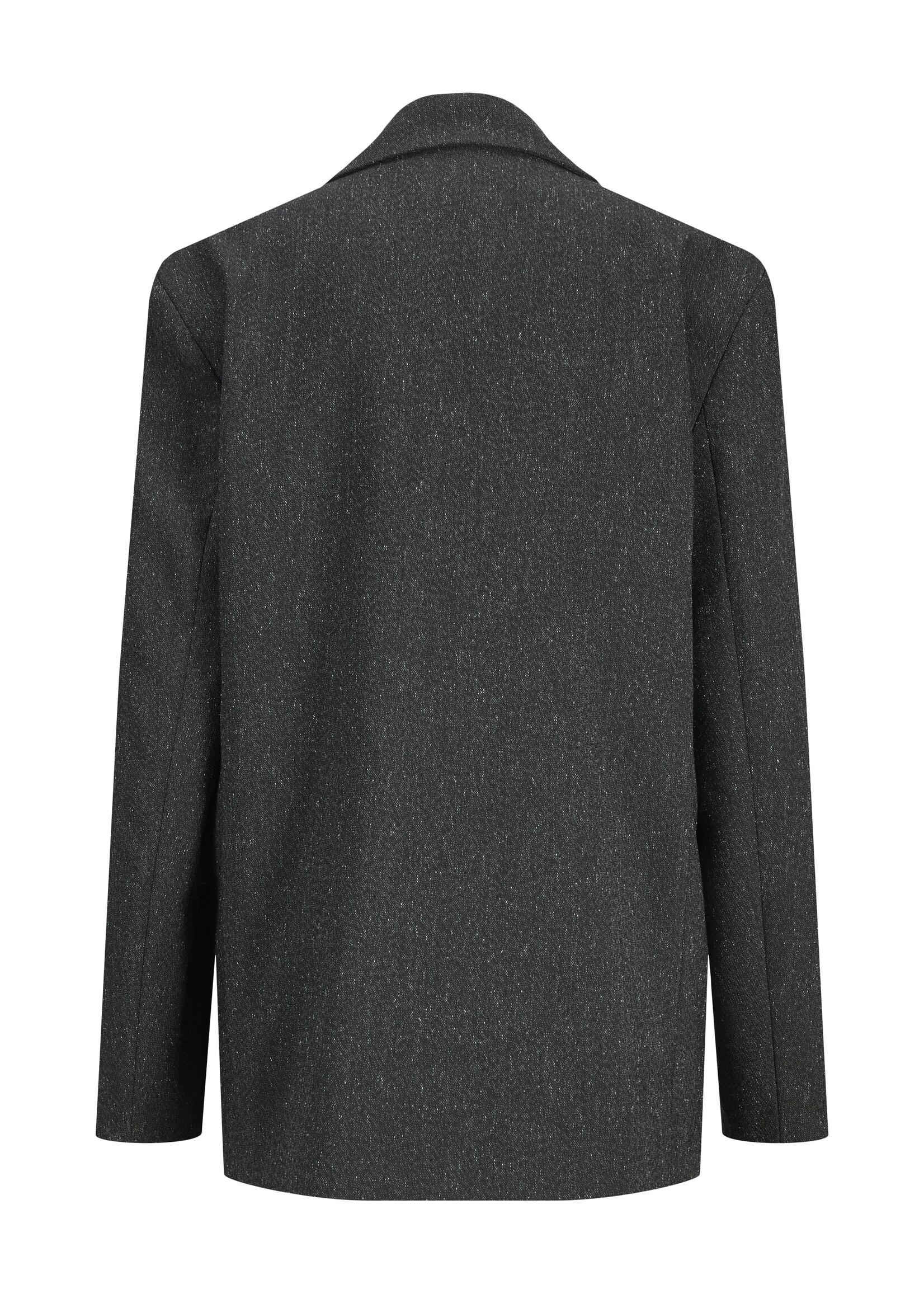 JXELLIS STRUCTURED BOYFRIEND BLAZER - BLACK
