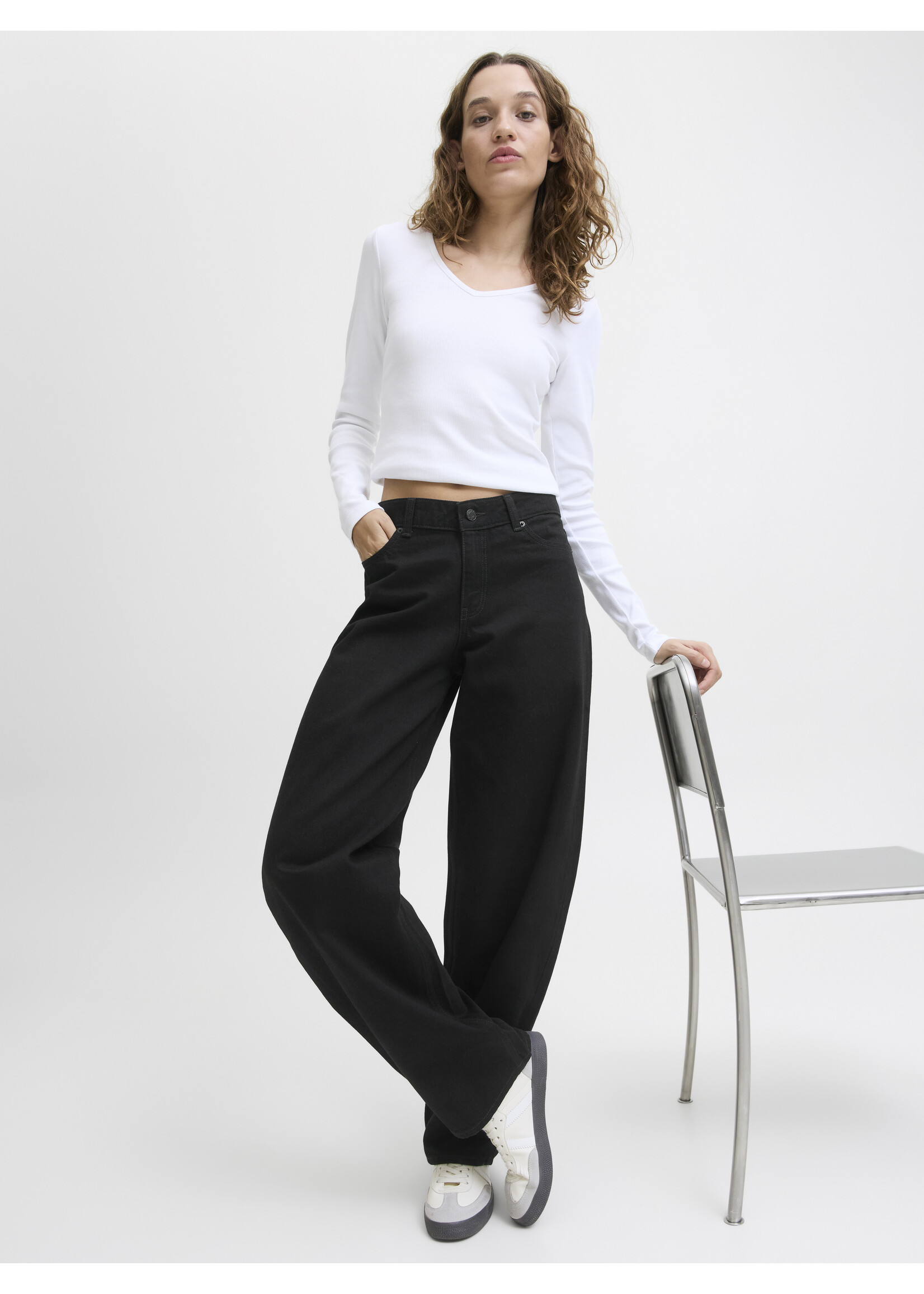 JXFUJI BARREL JEANS - BLACK