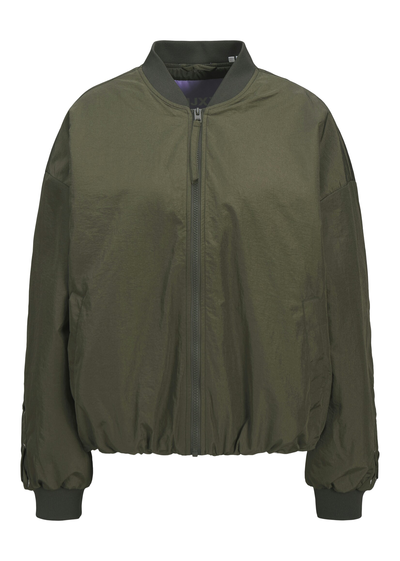 JXEMBER LACE UP BOMBER JACKET - SEA TURTLE