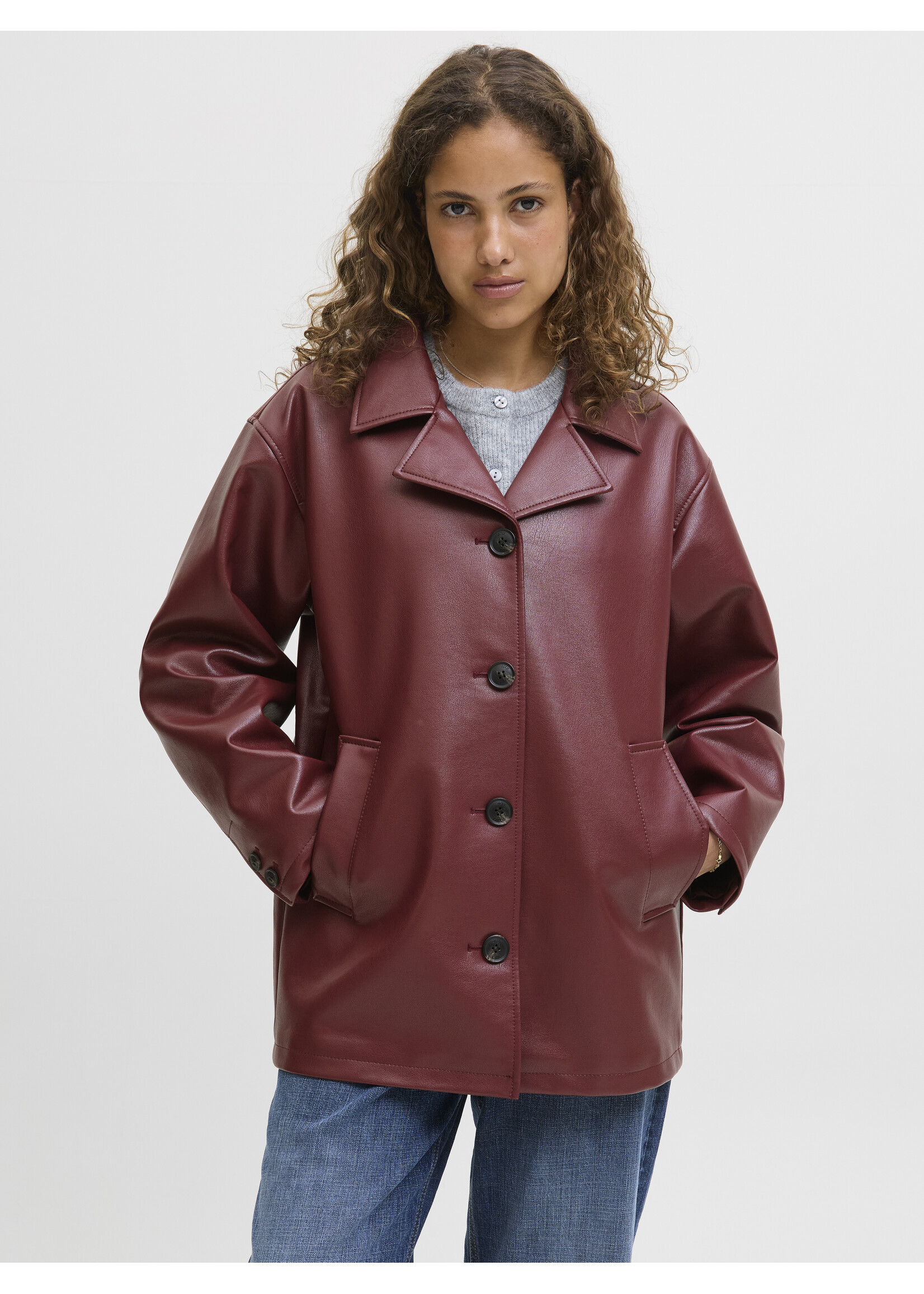 JXJACKIE MID JACKET - CABERNET