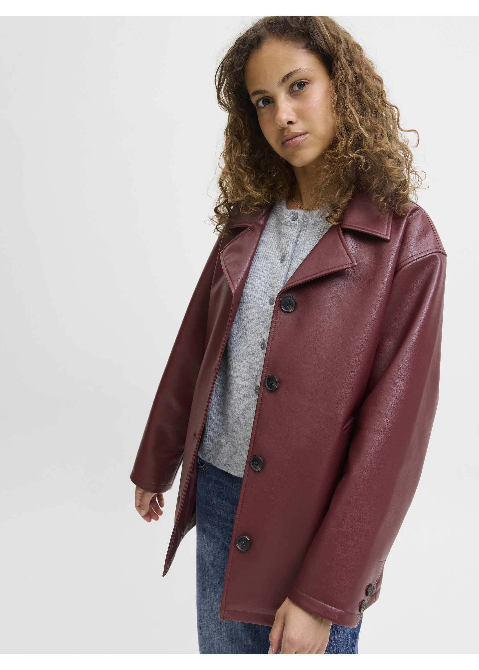 JXJACKIE MID JACKET - CABERNET