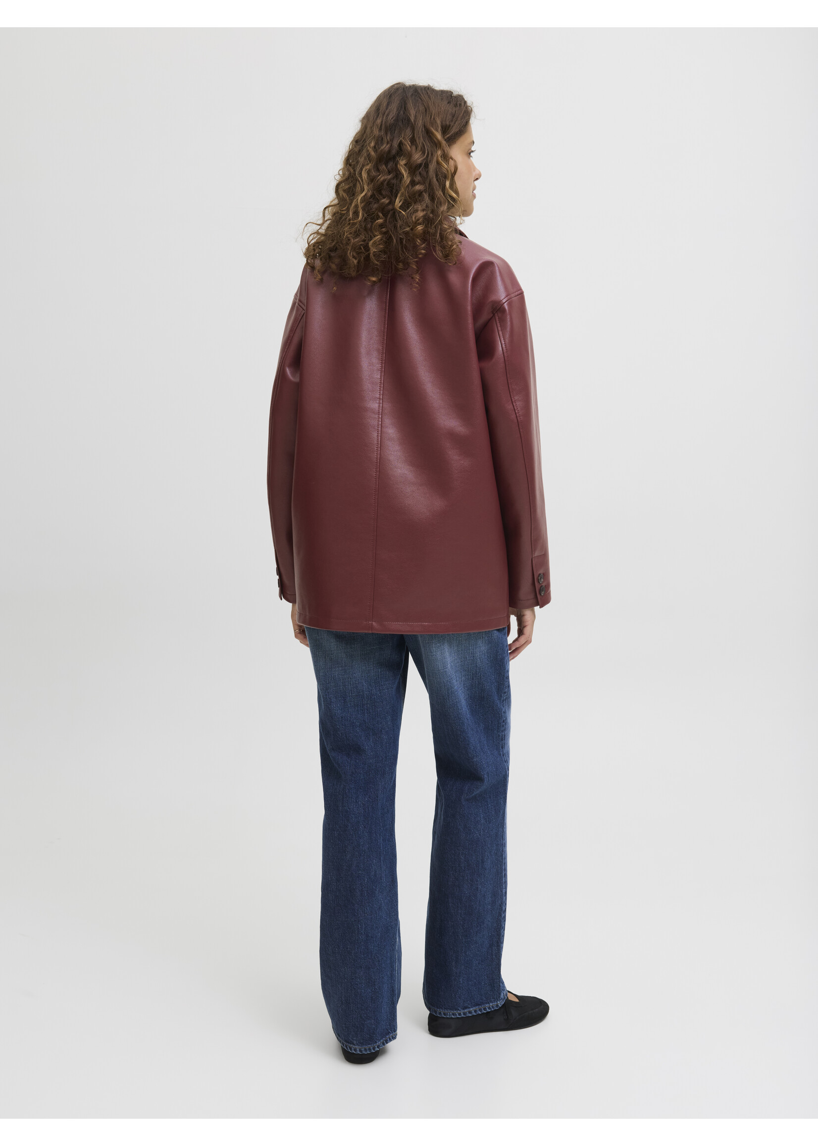 JXJACKIE MID JACKET - CABERNET