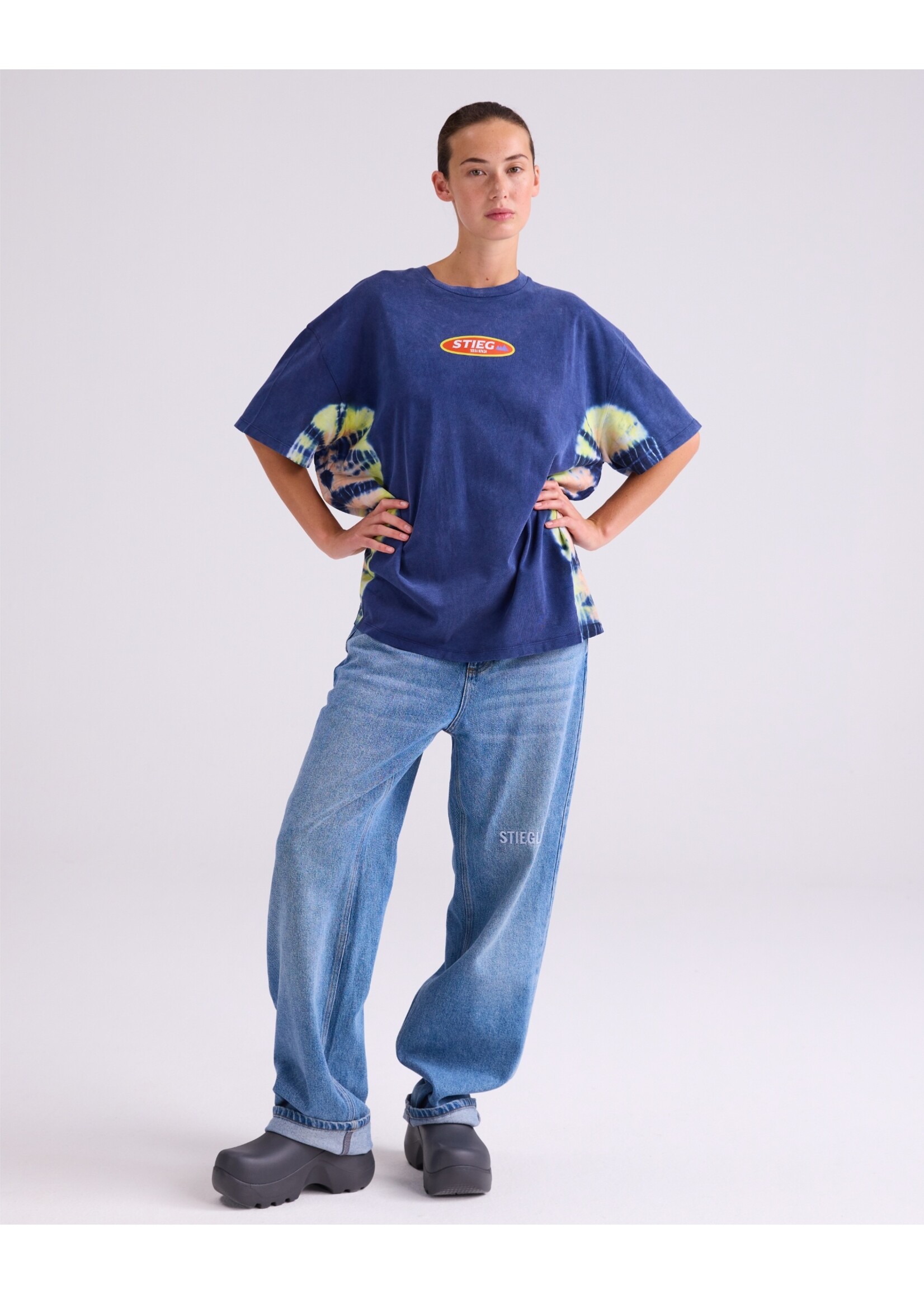 Stieglitz Daniel oversized t-shirt - Blue