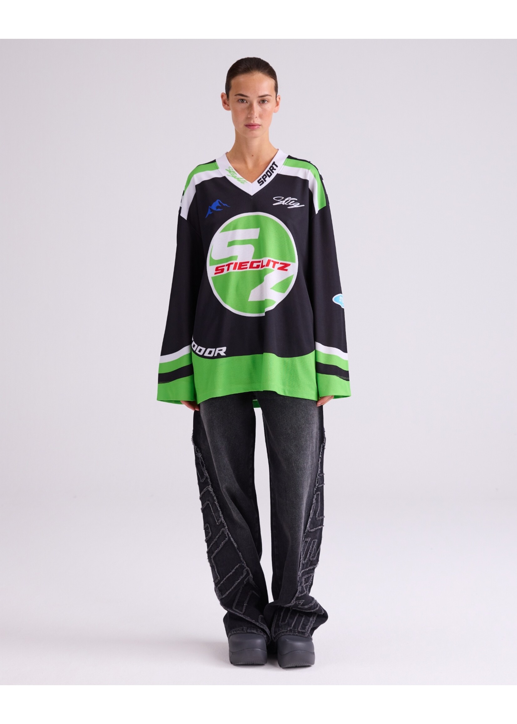 Stieglitz Alando wide skate longsleeve - Black