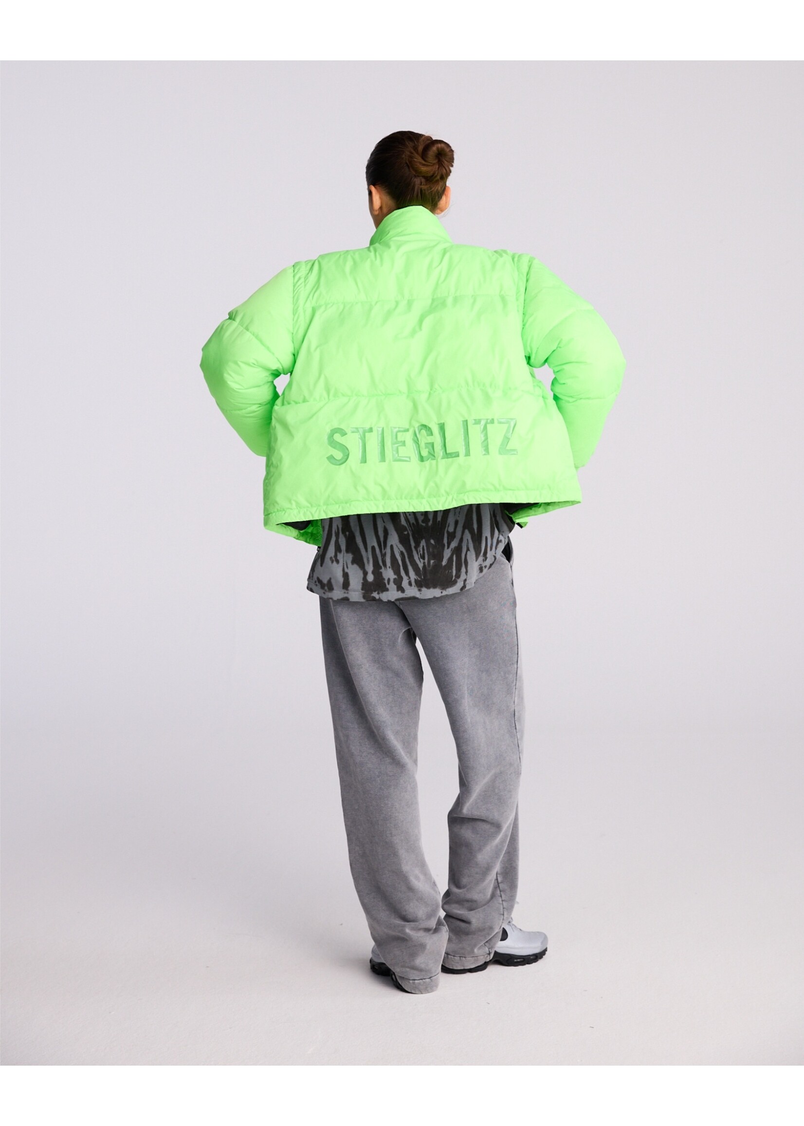 Stieglitz Charo puffer - green