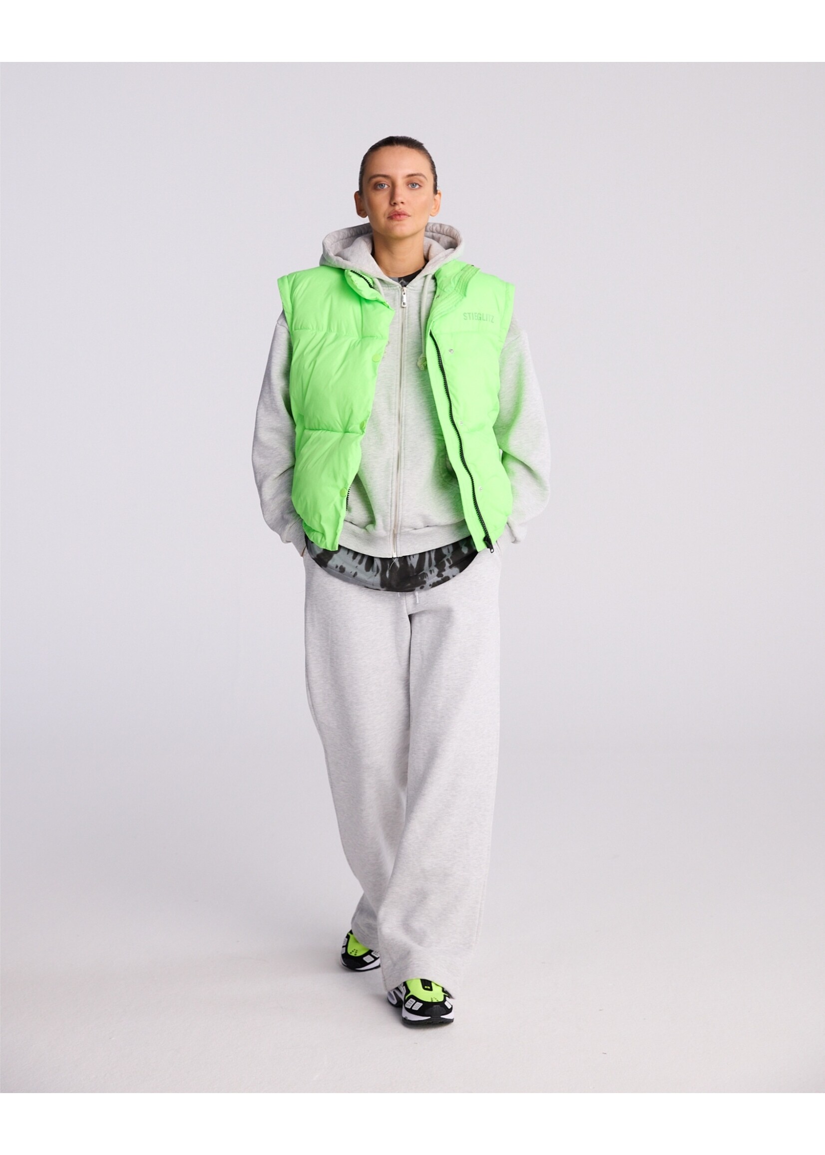 Stieglitz Charo puffer - green