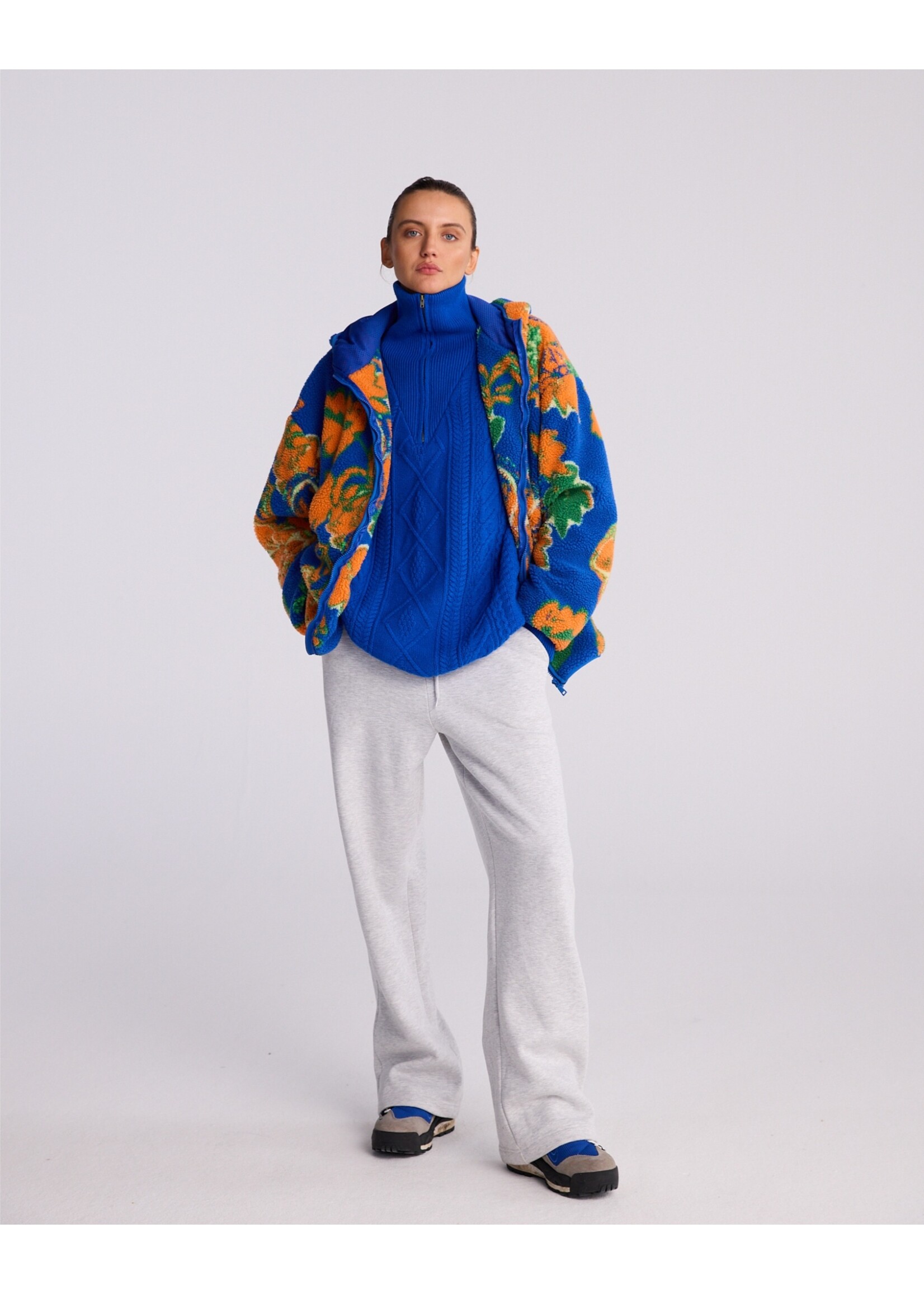Stieglitz Jacinto teddy jacket - Blue