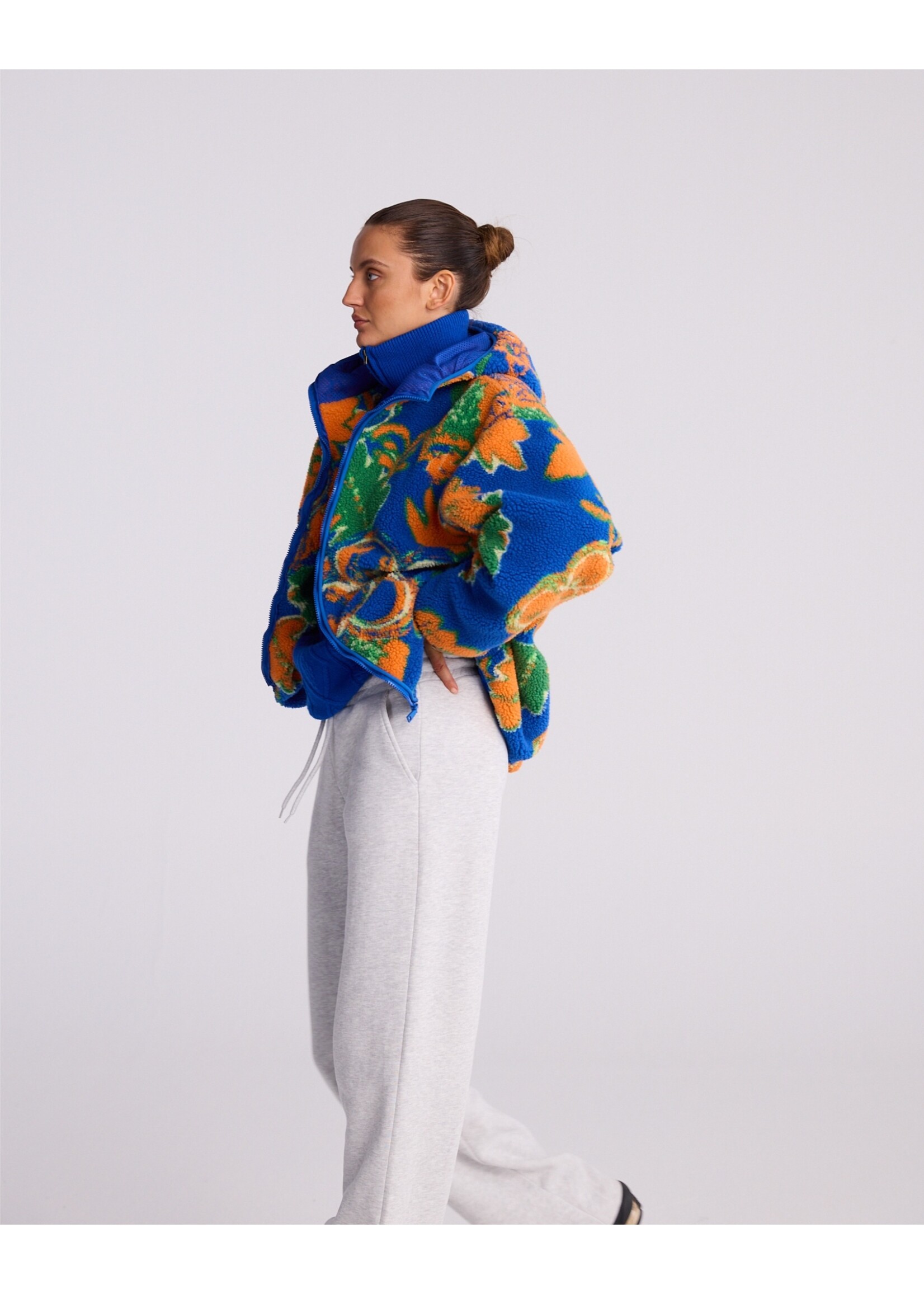 Stieglitz Jacinto teddy jacket - Blue