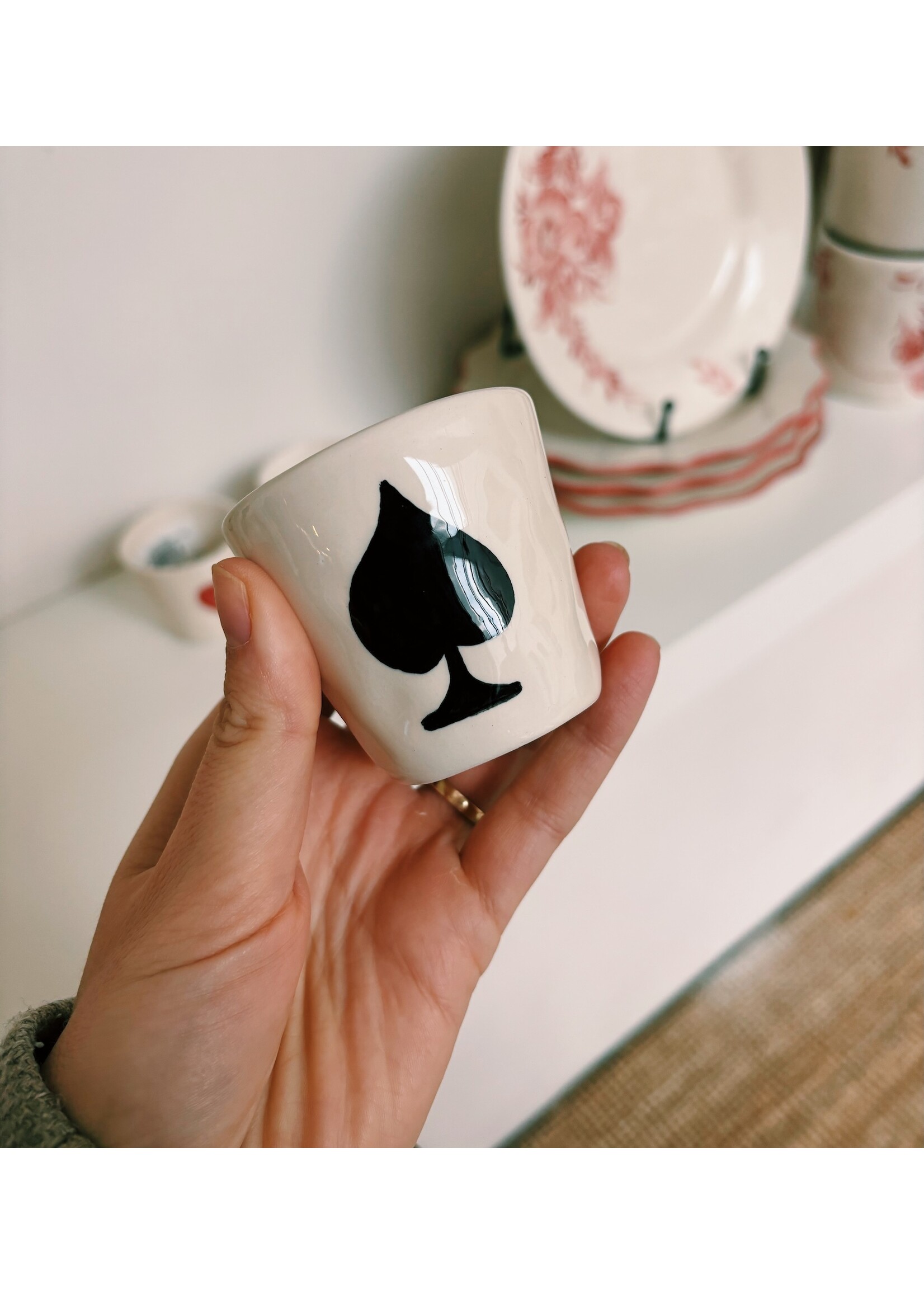anna+nina Ace of spades espresso cup - Black