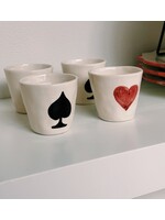 anna+nina Queen of hearts espresso cup - Red