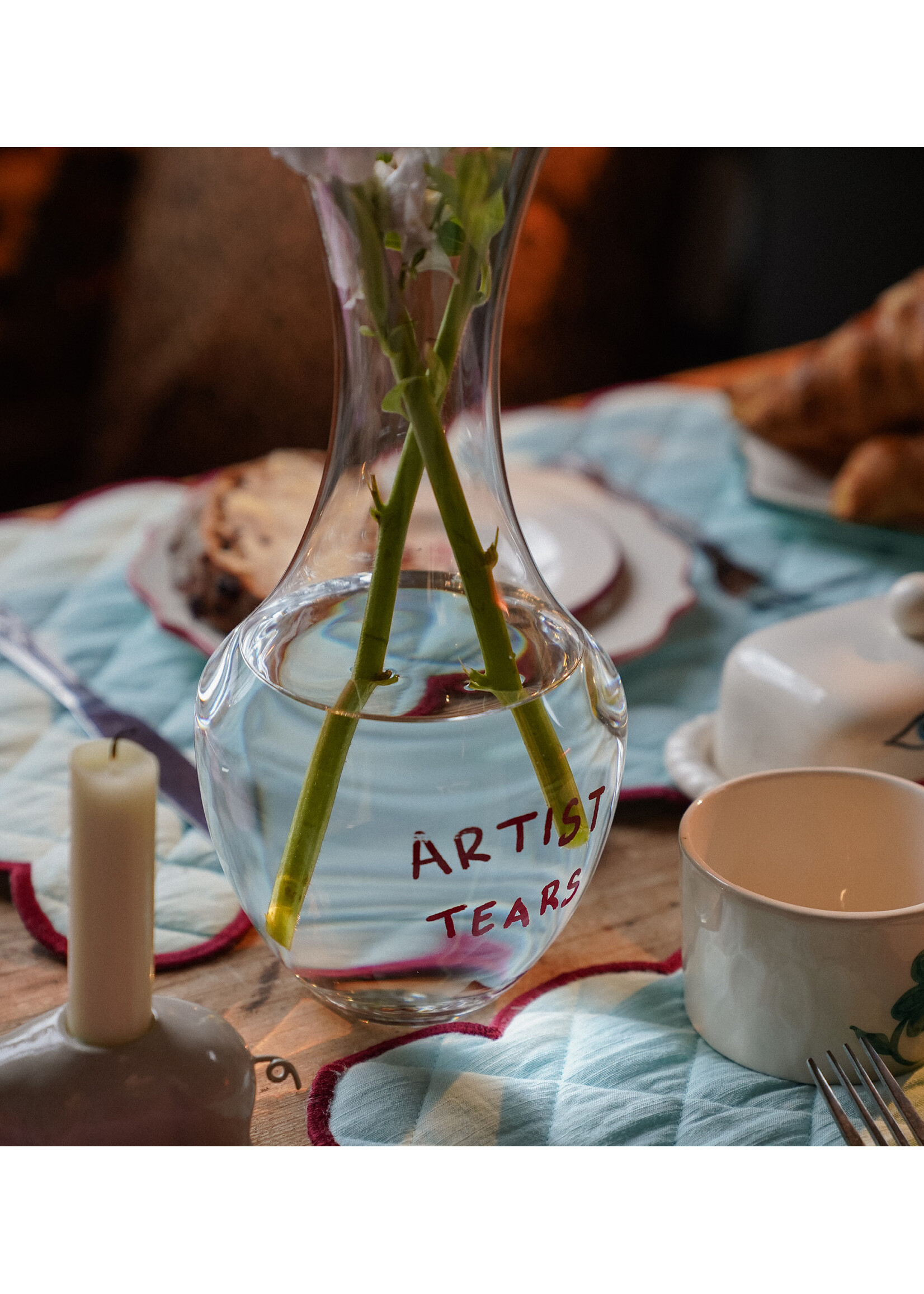 anna+nina Artist tears carafe - White