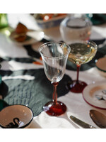 anna+nina I love you wine glass - White