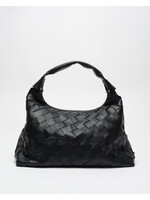 Núnoo Maxi dandy braided bag - Mountain black