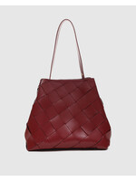 Núnoo Chiara braided Florence bag - Maroon
