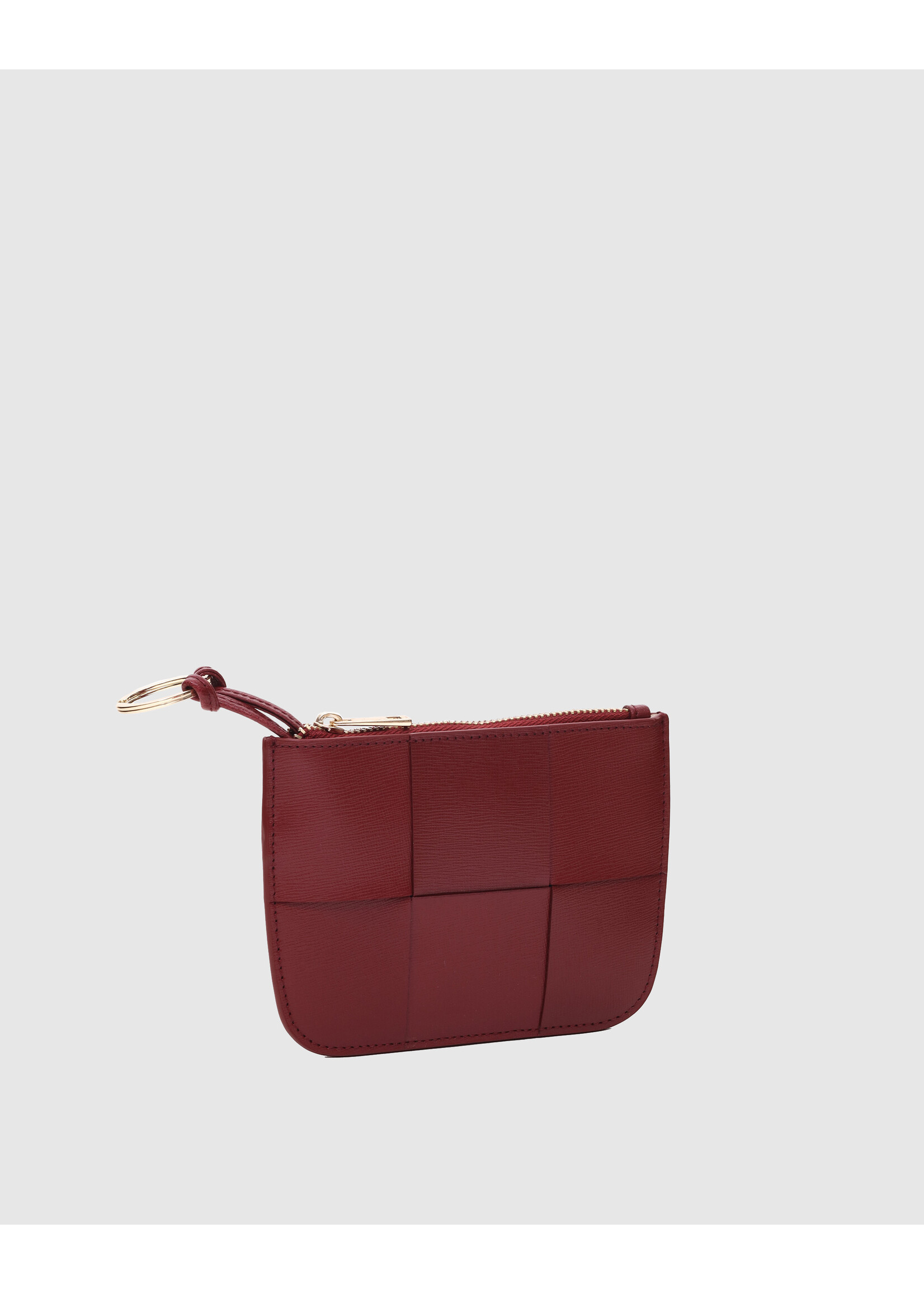 Núnoo Jessie braided florence wallet - Maroon