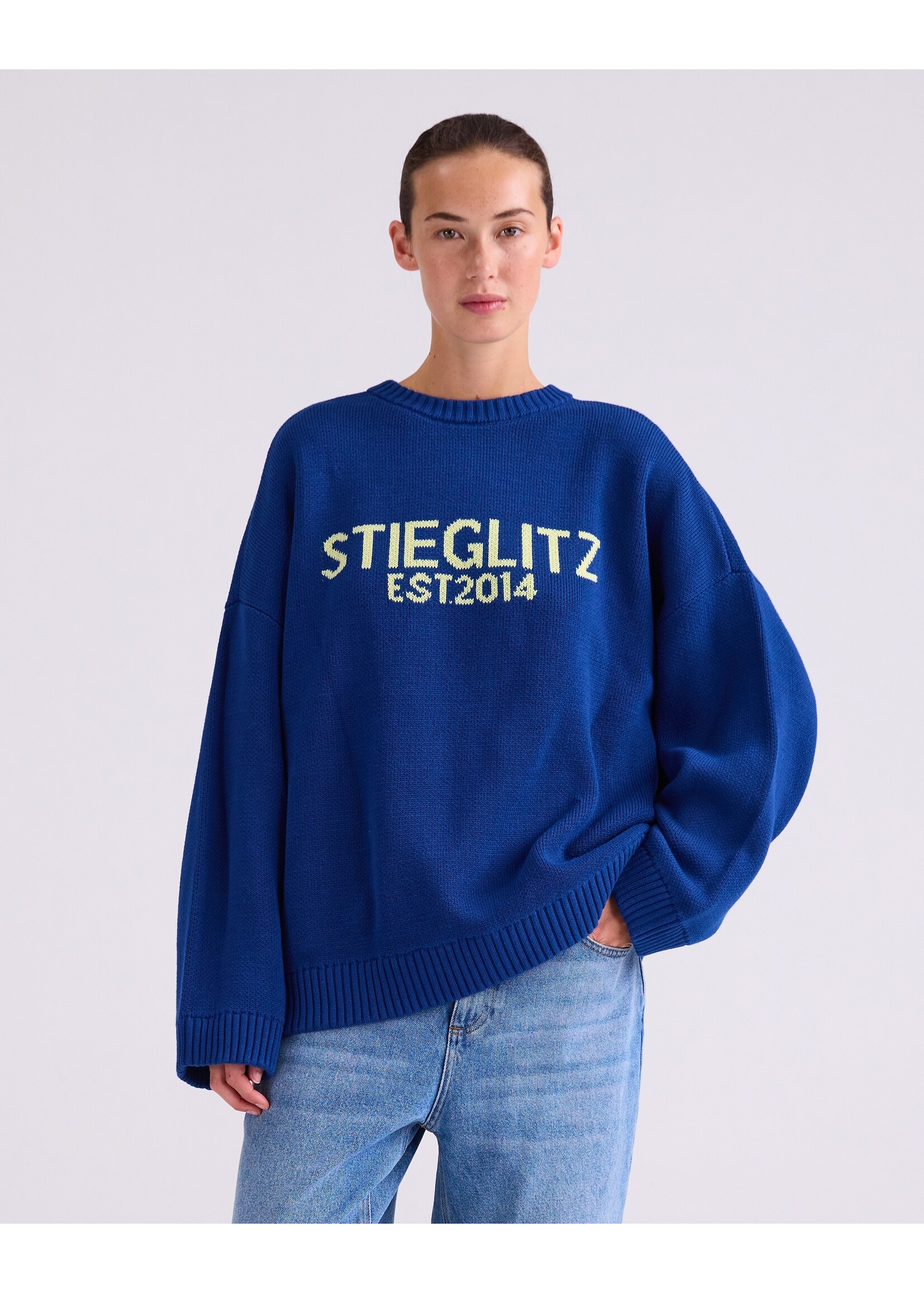 Stieglitz Anita knit sweater - Blue