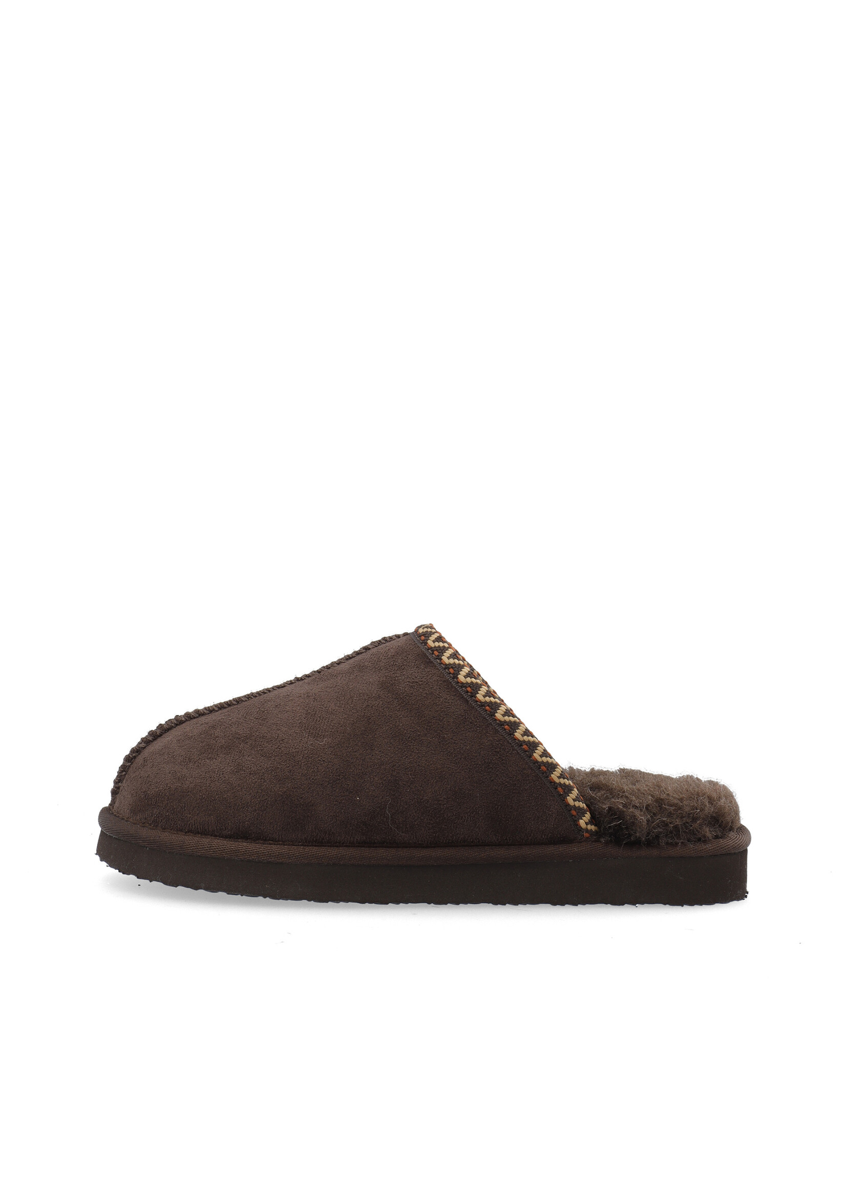 Biasweetie Binded Slipper - Dark brown