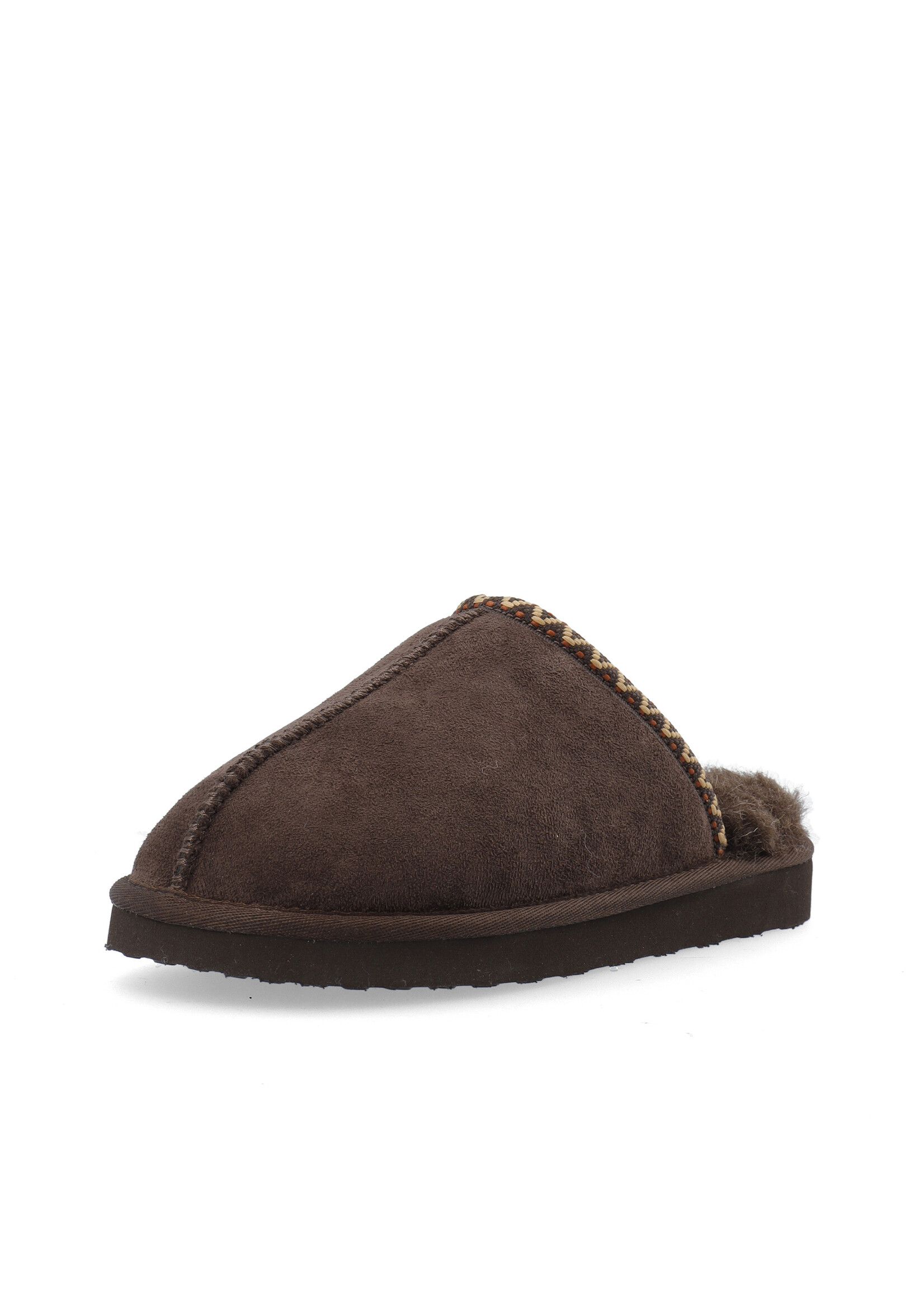 Biasweetie Binded Slipper - Dark brown