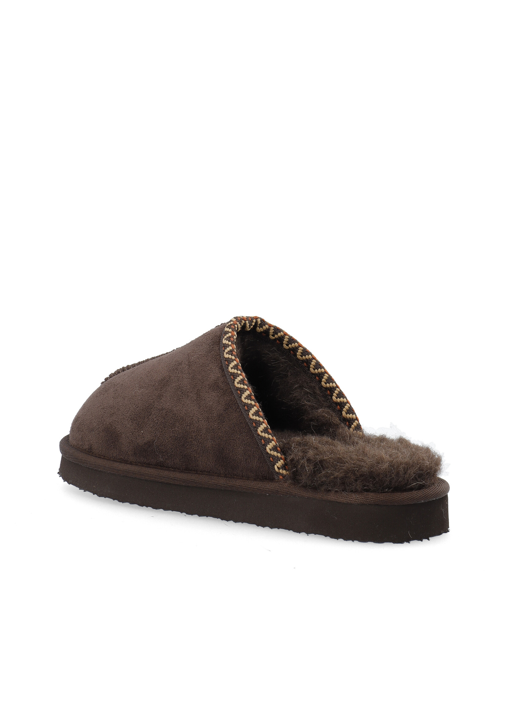Biasweetie Binded Slipper - Dark brown