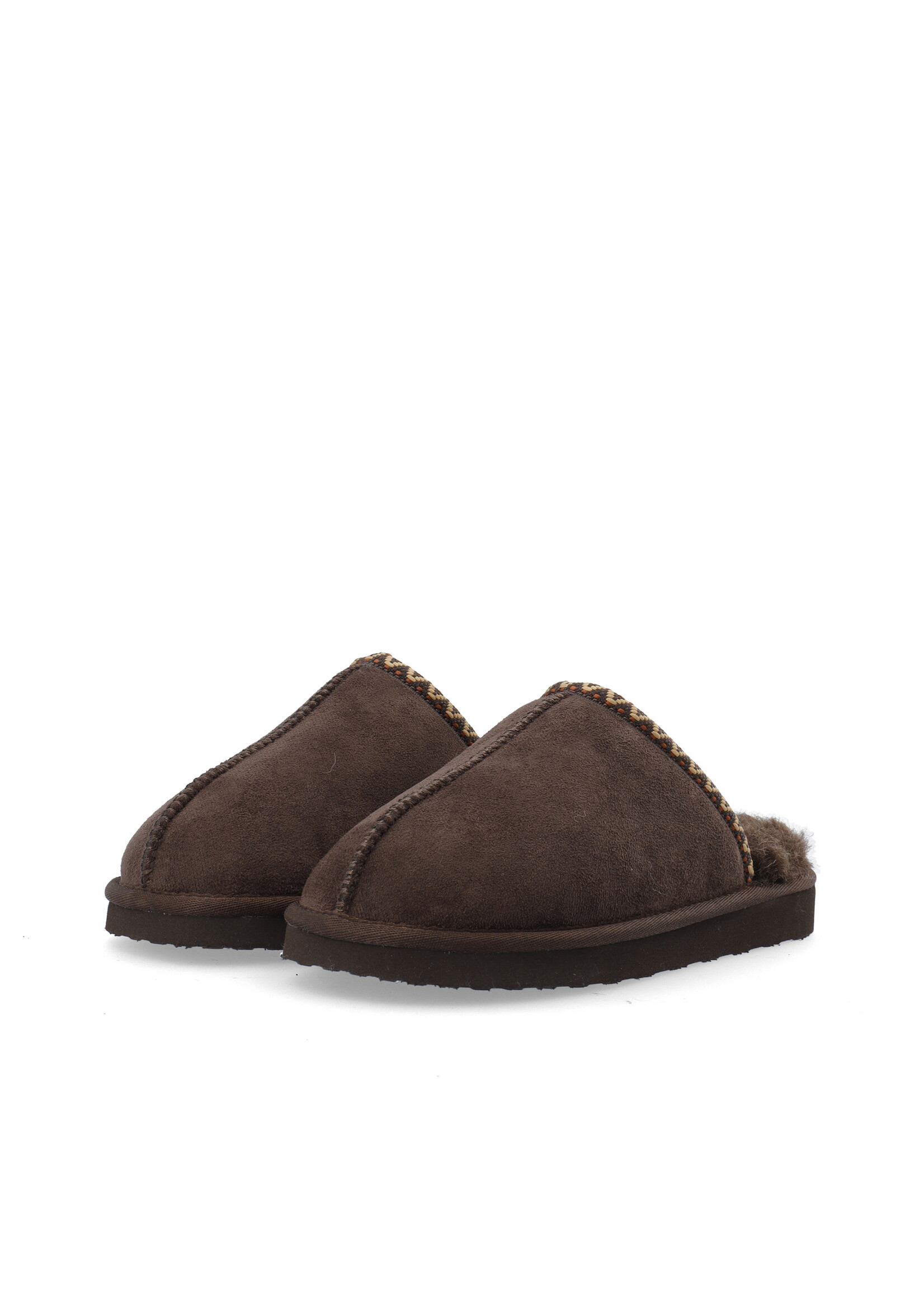 Biasweetie Binded Slipper - Dark brown