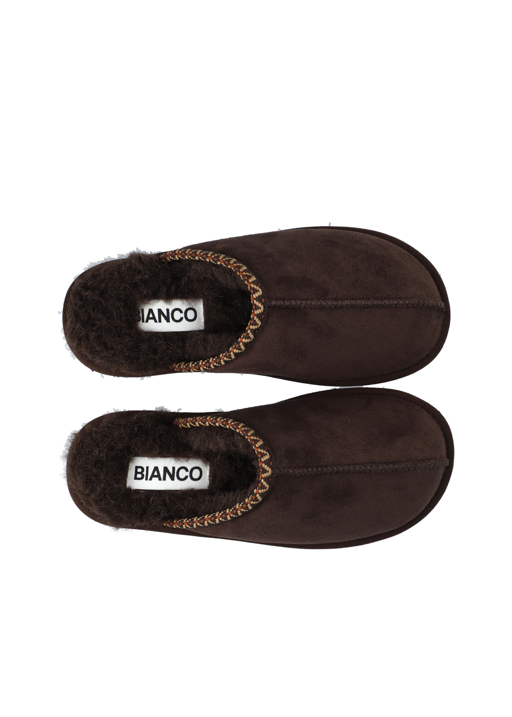 Biasweetie Binded Slipper - Dark brown