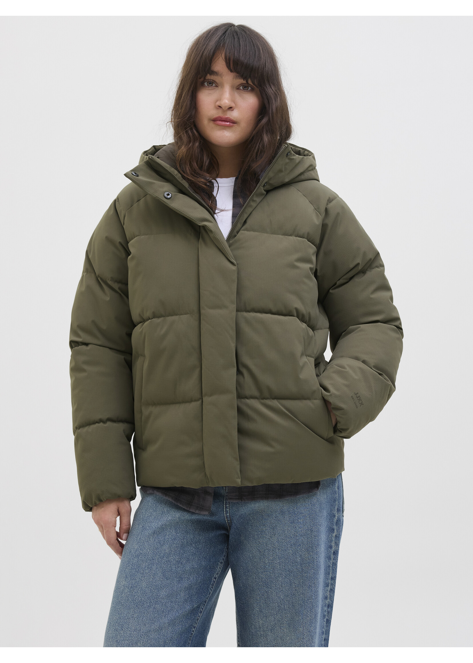 JXGLOBAL PUFFER JACKET - SEA TURTLE