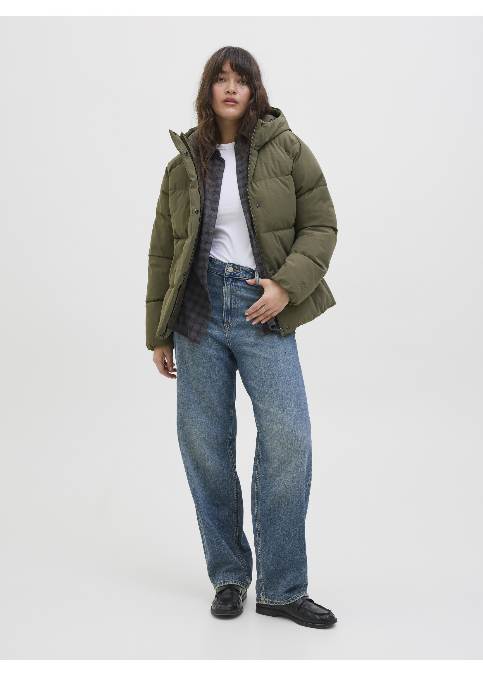 JXGLOBAL PUFFER JACKET - SEA TURTLE