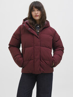 JXGLOBAL PUFFER JACKET - CABERNET