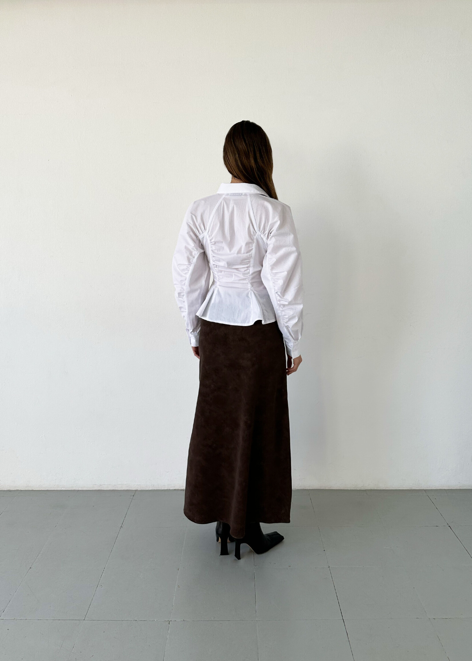 Laagam Belleville rushed shirt - White