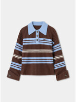 Laagam Graz polo knit - stripes
