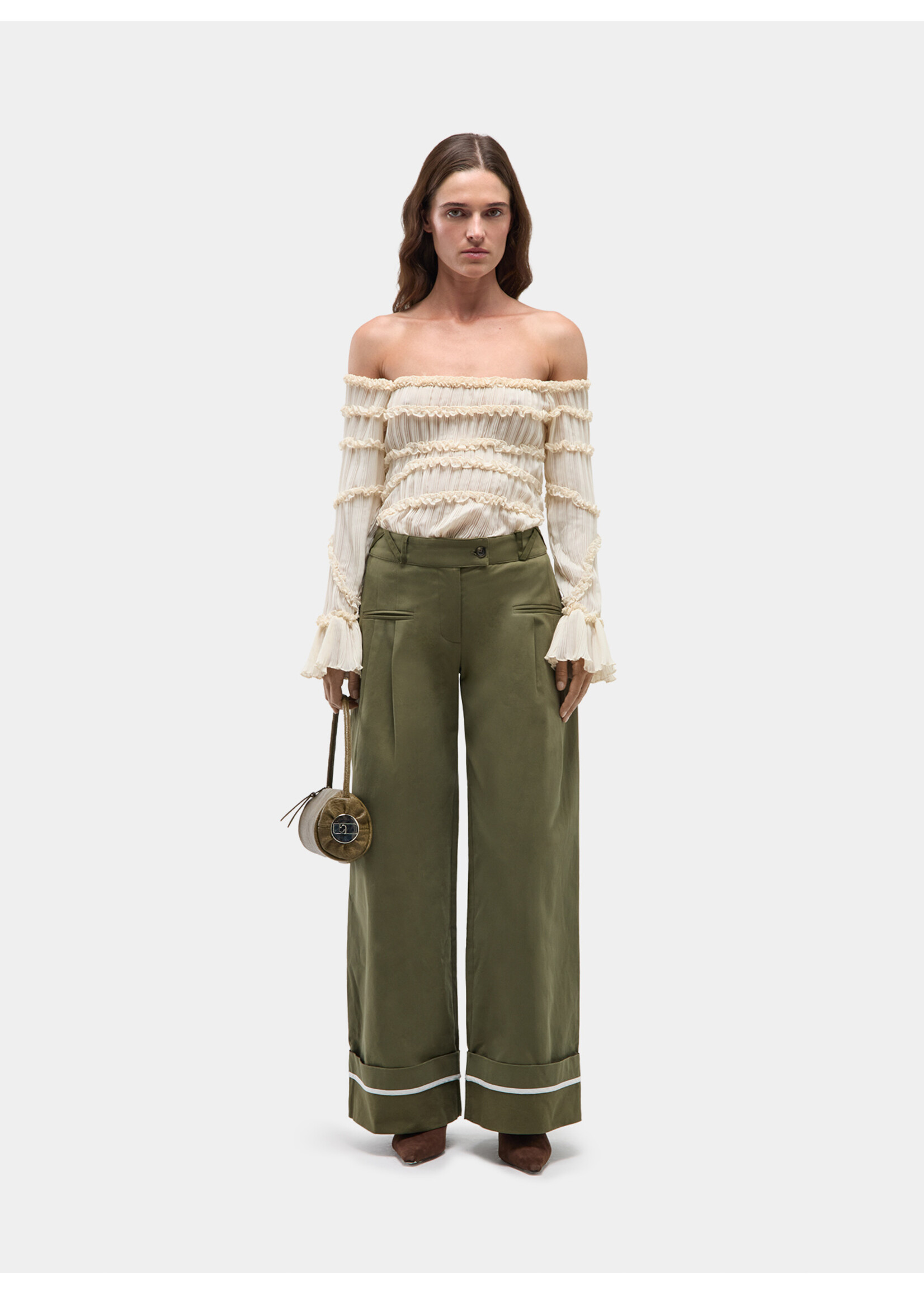 Laagam Jet tailored pants - Khaki