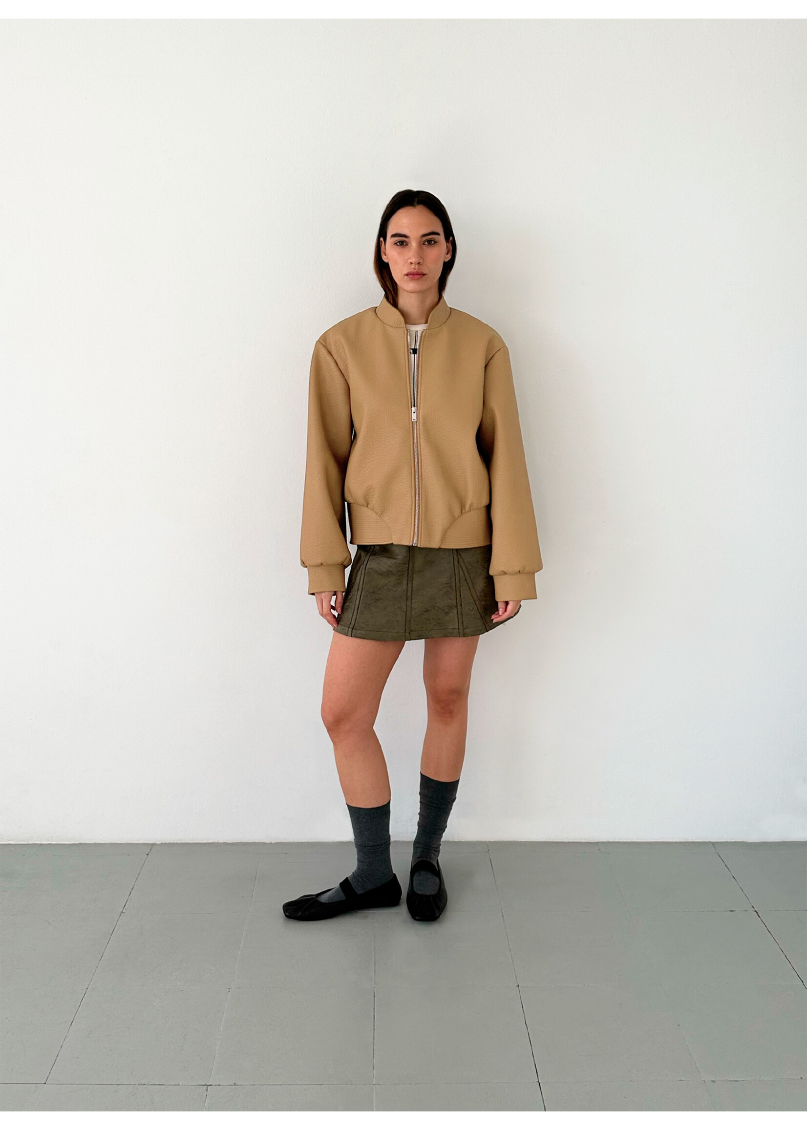 Laagam Freya bomber jacket - Camel