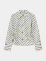 Laagam Opera black & white striped shirt